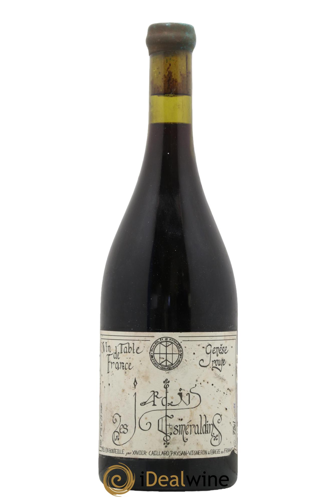 Vin de France Génèse Xavier Caillard - Les Jardins Esmeraldins 2006 - Lot de 1 bouteille - 0