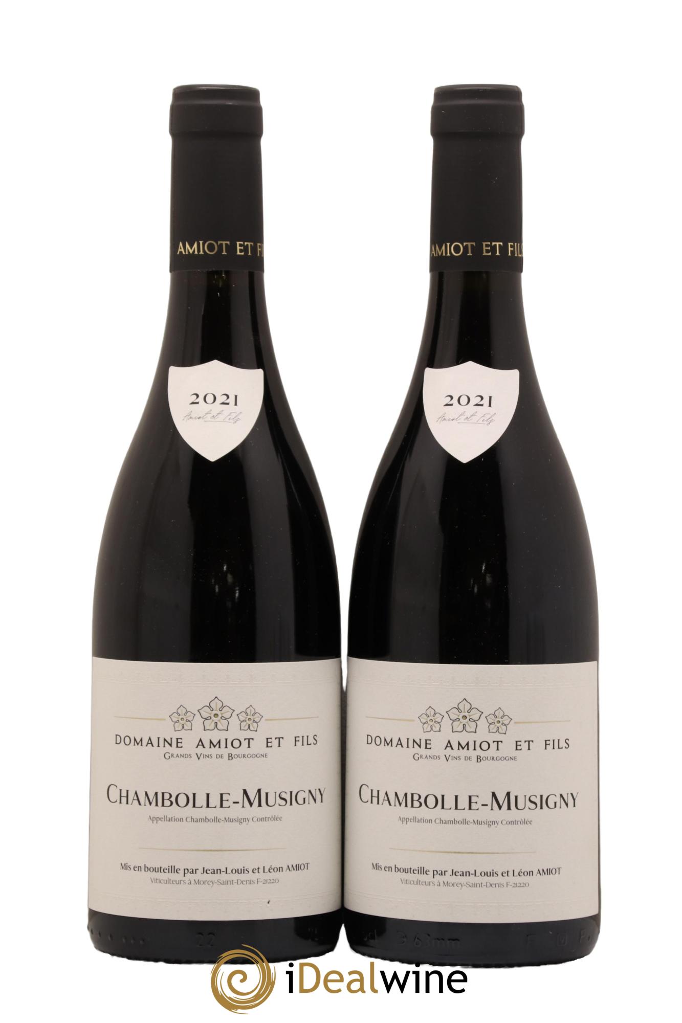 Chambolle-Musigny Domaine Pierre Amiot Et Fils 2021 - Lot de 2 bouteilles - 0