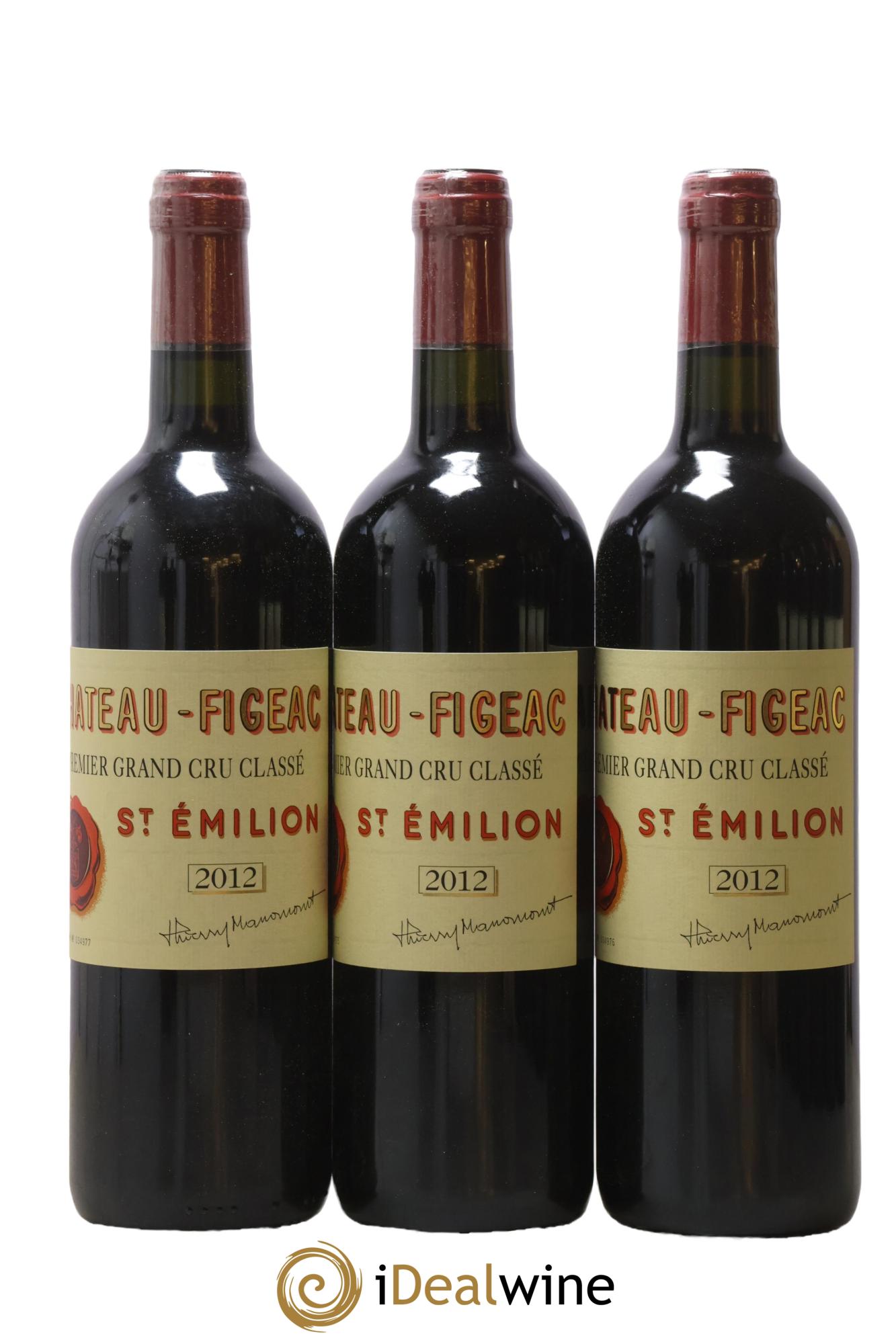Château Figeac 1er Grand Cru Classé A 2012 - Lotto di 12 bottiglie - 1