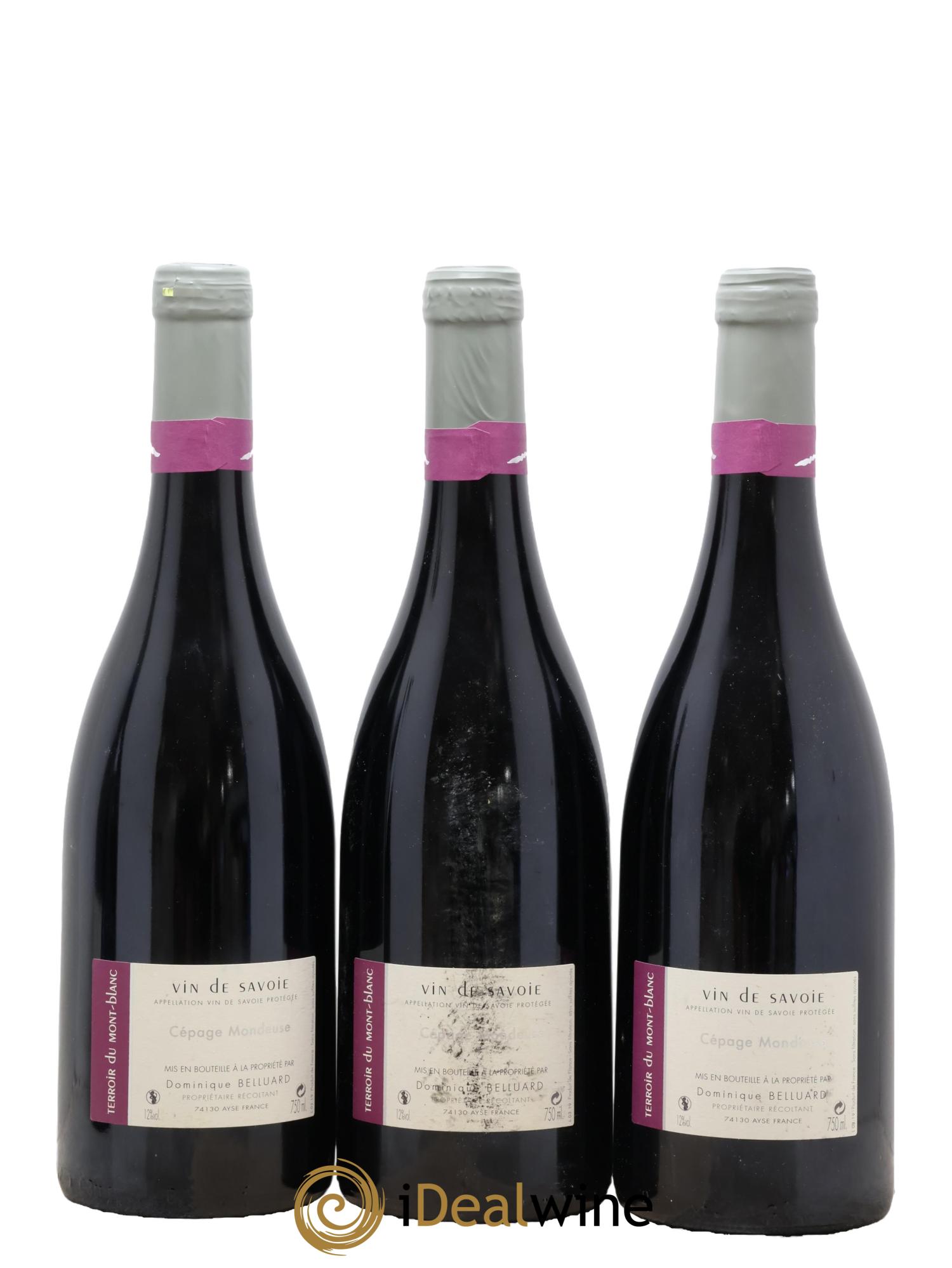 Vin de France Mondeuse Domaine Belluard 2019 - Lot de 3 bouteilles - 1