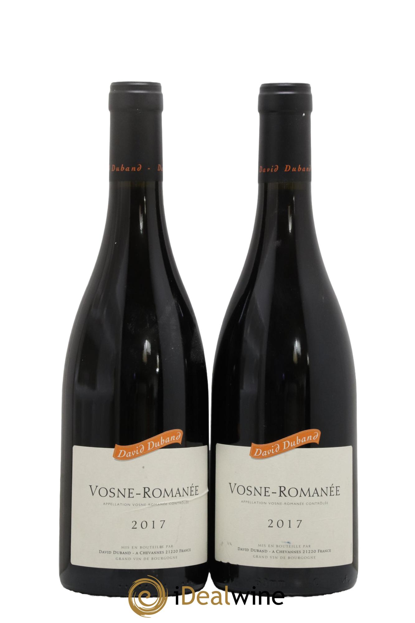 Vosne-Romanée David Duband (Domaine) 2017 - Lot of 2 bottles - 0
