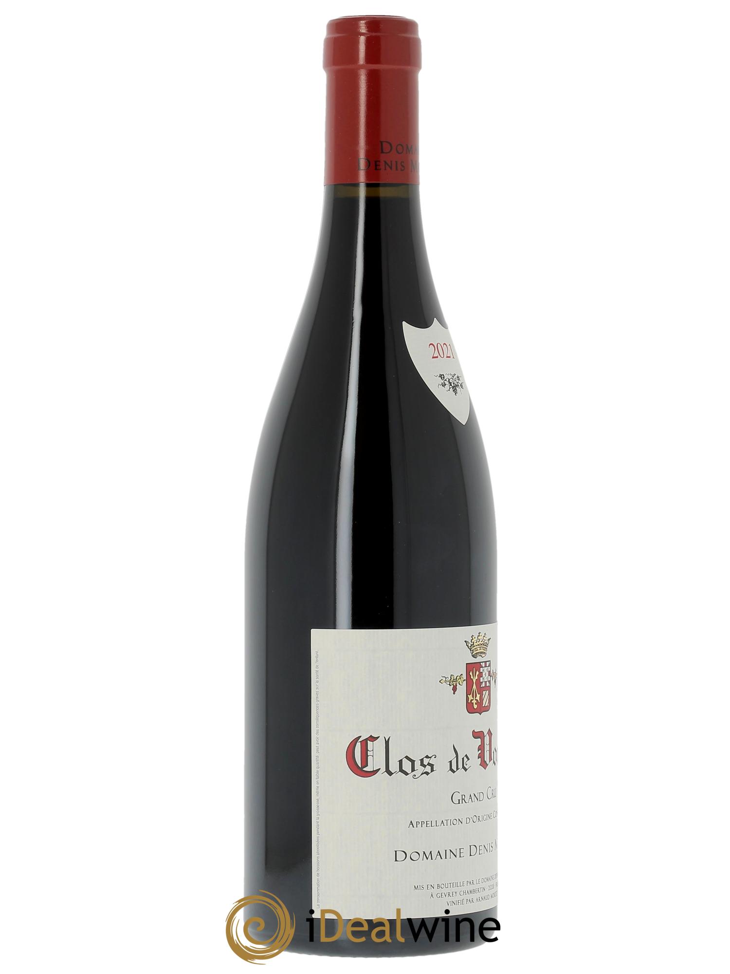 Clos de Vougeot Grand Cru Denis Mortet (Domaine)  2021 - Lot of 1 bottle - 2