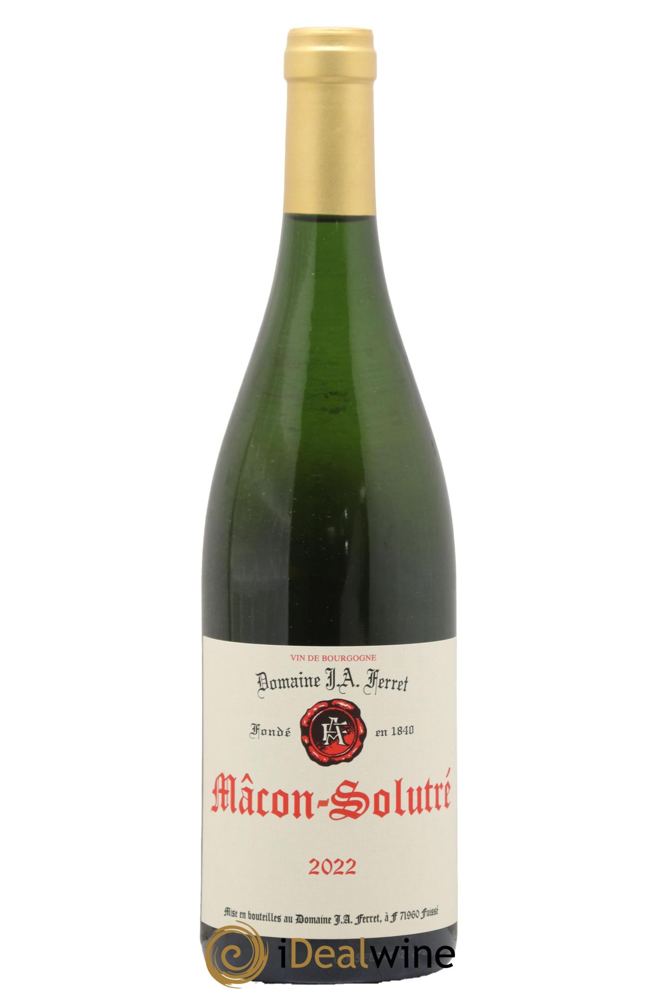 Mâcon-Solutré J.A. Ferret (Domaine) 2022 - Lotto di 1 bottiglia - 0