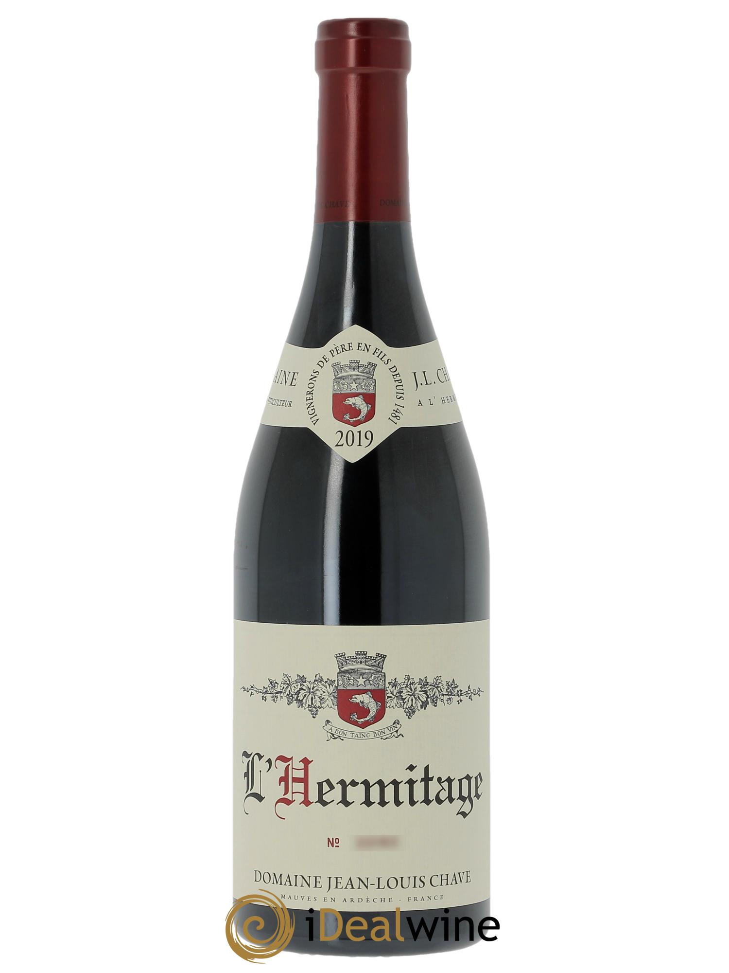 Hermitage Jean-Louis Chave 2019 - Lot of 1 bottle - 0