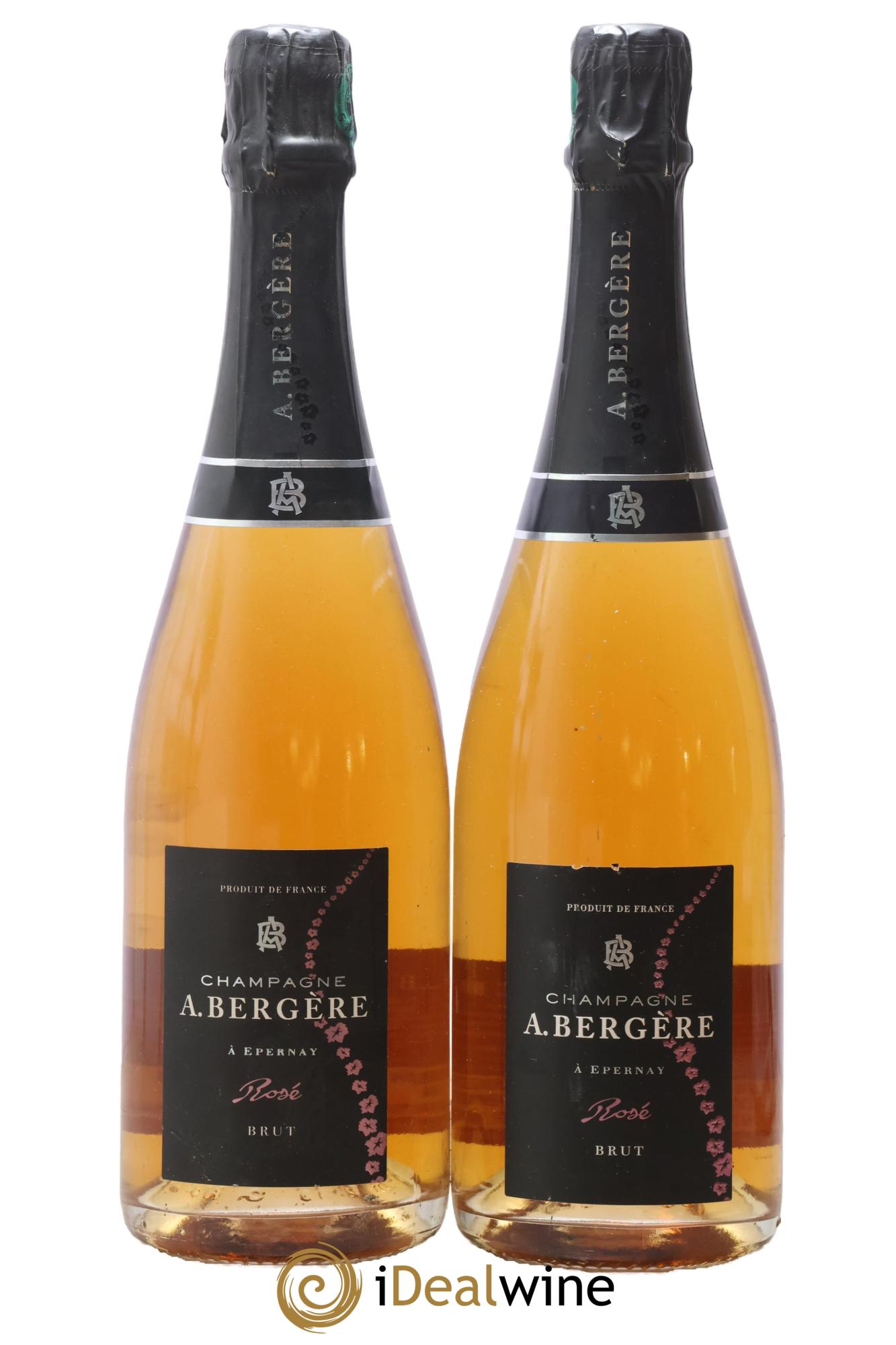 - Brut Rosé A. Bergère - Lot of 2 bottles - 0