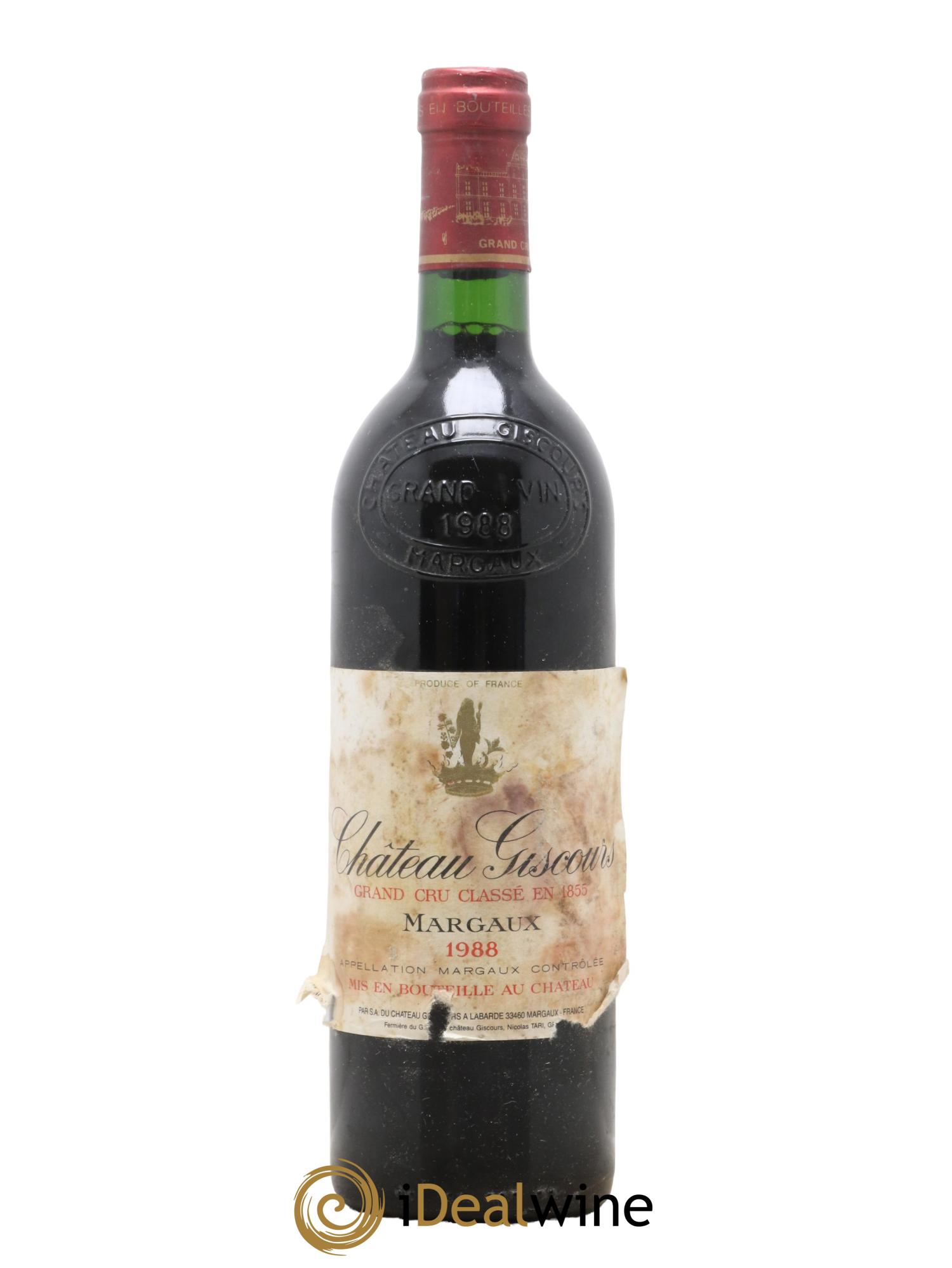 Château Giscours 3ème Grand Cru Classé 1988 - Lot de 1 bouteille - 0