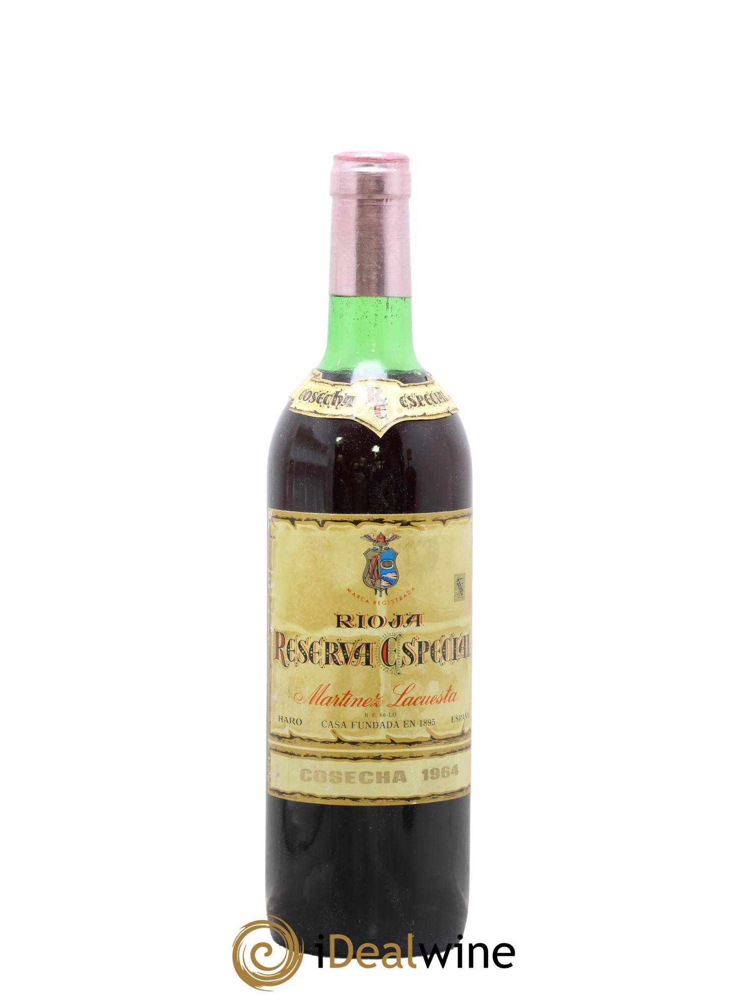 Rioja DOCA Reserva Especial Martinez Lacuesta 1964 - Posten von 1 Flasche - 0