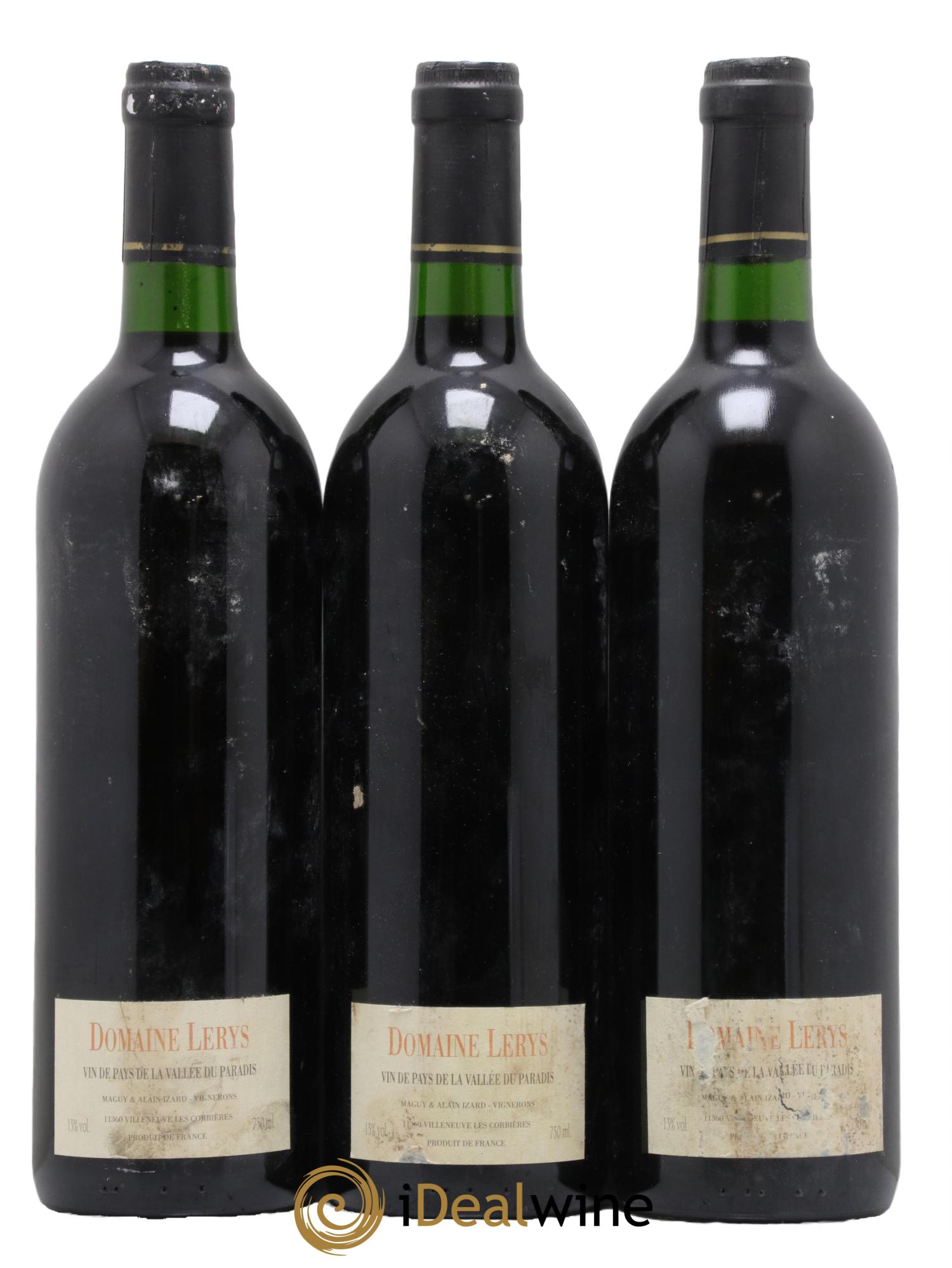 Divers Vin de Pays de la Vallee du Paradis Clos Saint Gabriel 1999 - Lot de 3 bouteilles - 1