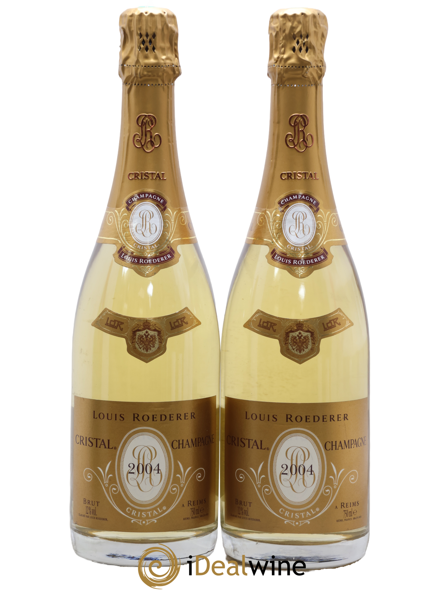 Cristal Louis Roederer 2004 - Lot de 2 bouteilles - 0