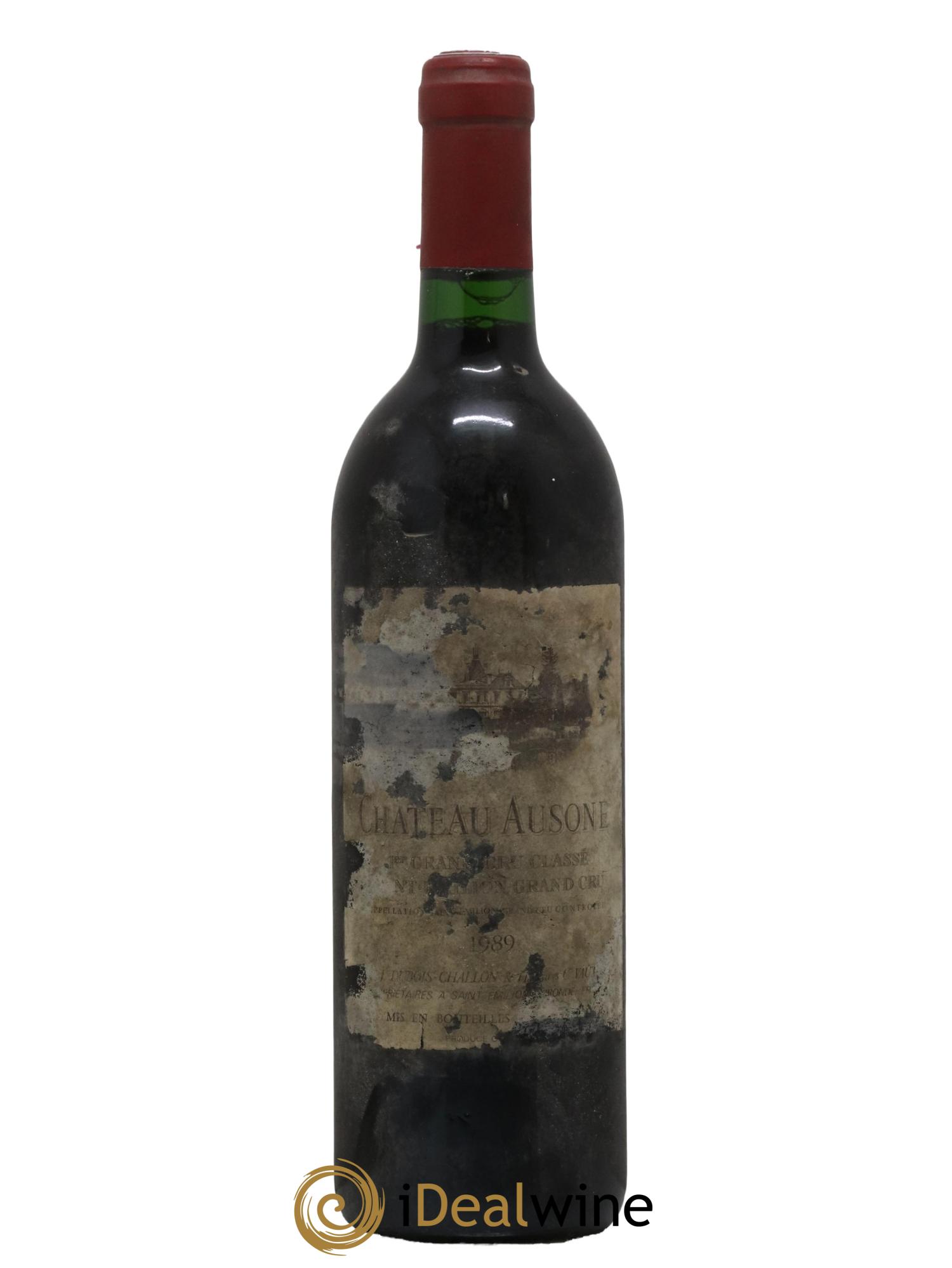 Château Ausone 1er Grand Cru Classé A 1989 - Lot de 1 bouteille - 0
