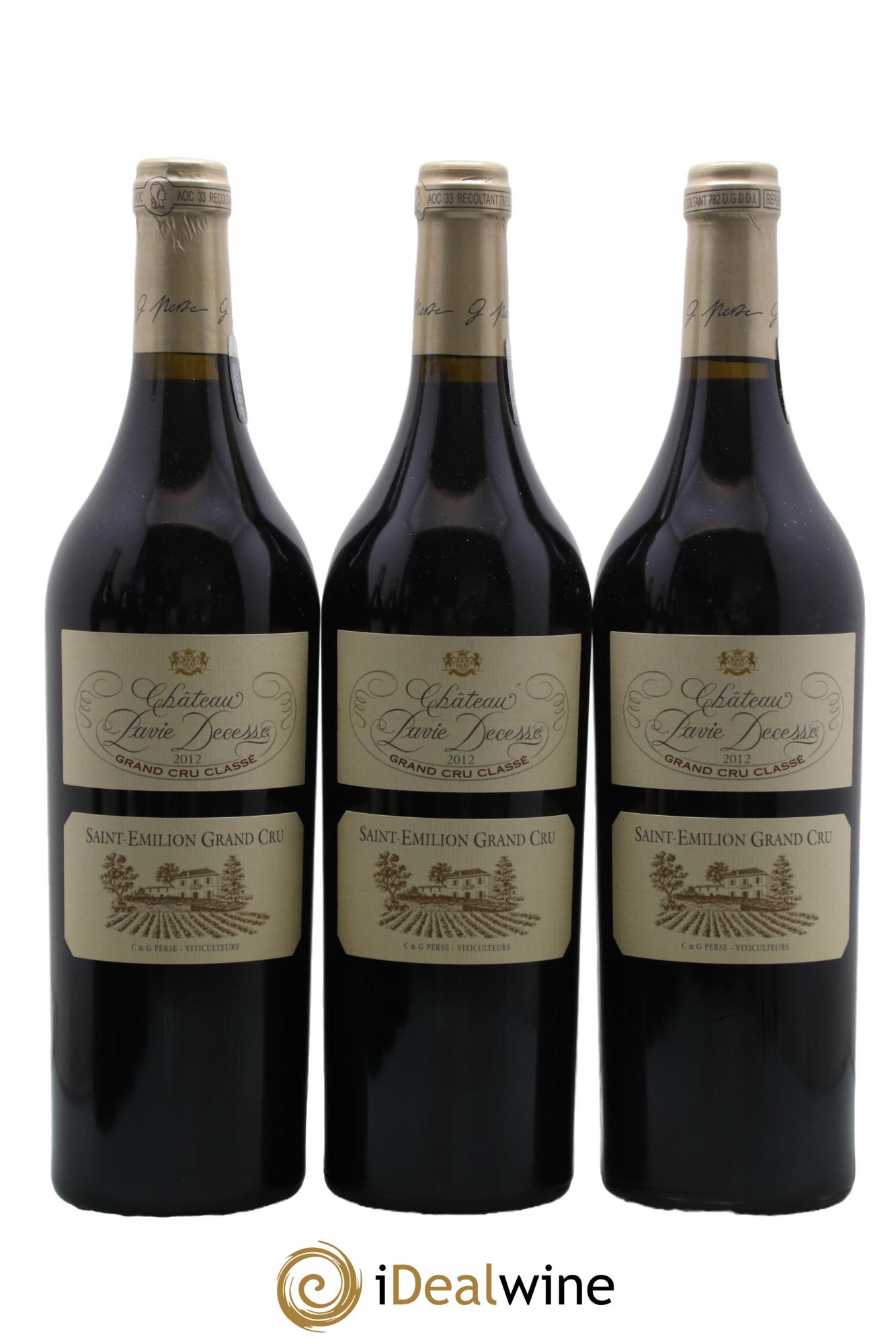 Château Pavie Decesse Grand Cru Classé  2012 - Lot of 6 bottles - 1