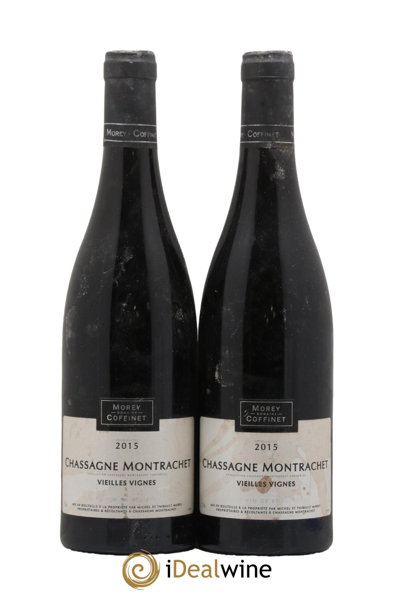 Chassagne-Montrachet Vieilles Vignes Morey-Coffinet (Domaine) 2015 - Lot of 2 bottles - 0