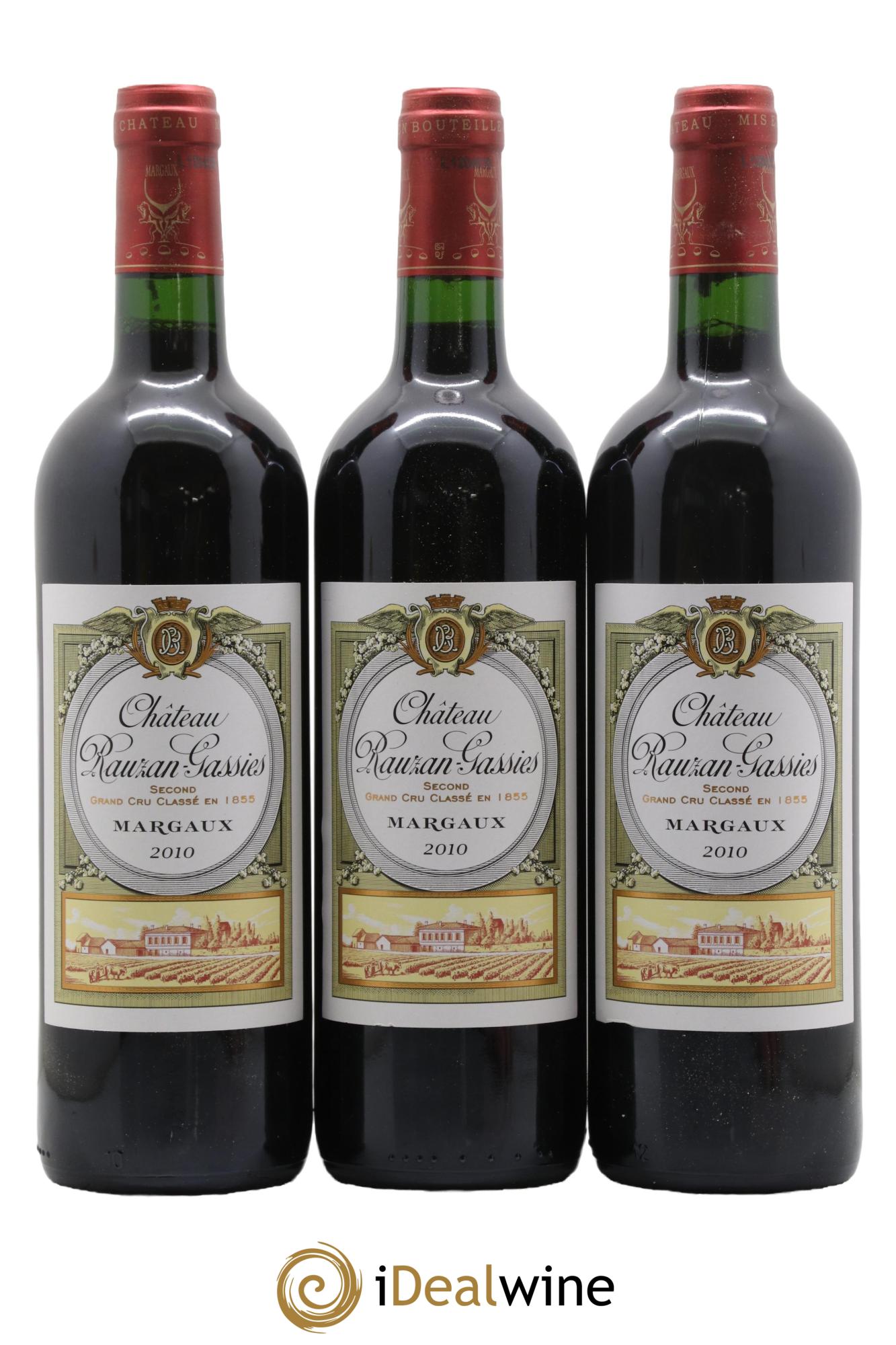 Château Rauzan-Gassies 2ème Grand Cru Classé 2010 - Lot of 6 bottles - 1