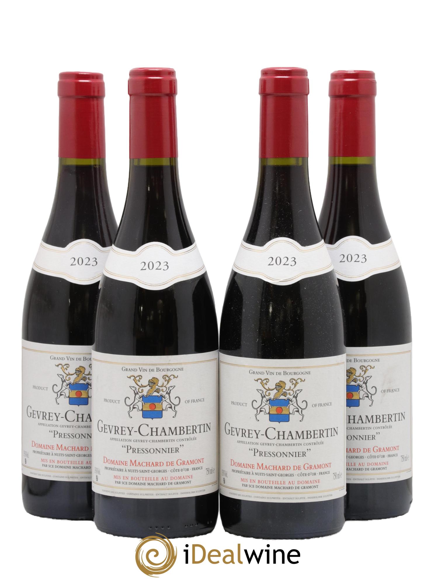 Gevrey-Chambertin Pressonnier Domaine Machard De Gramont 2023 - Lot de 4 bouteilles - 0