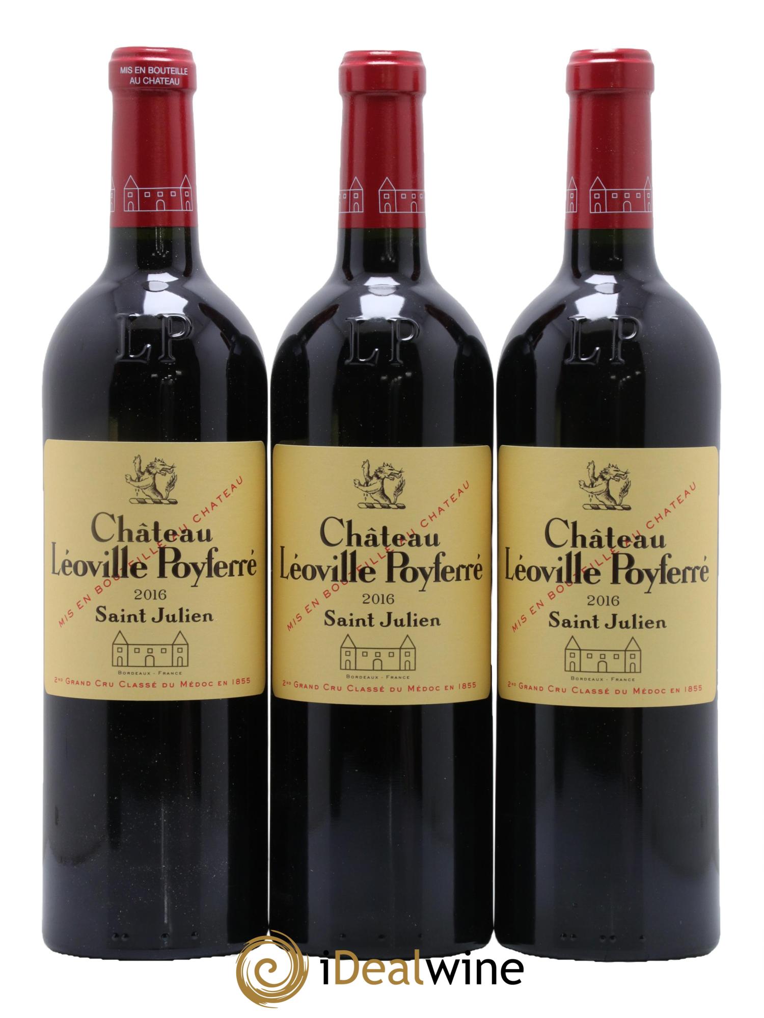 Château Léoville Poyferré 2ème Grand Cru Classé 2016 - Posten von 12 Flaschen - 2