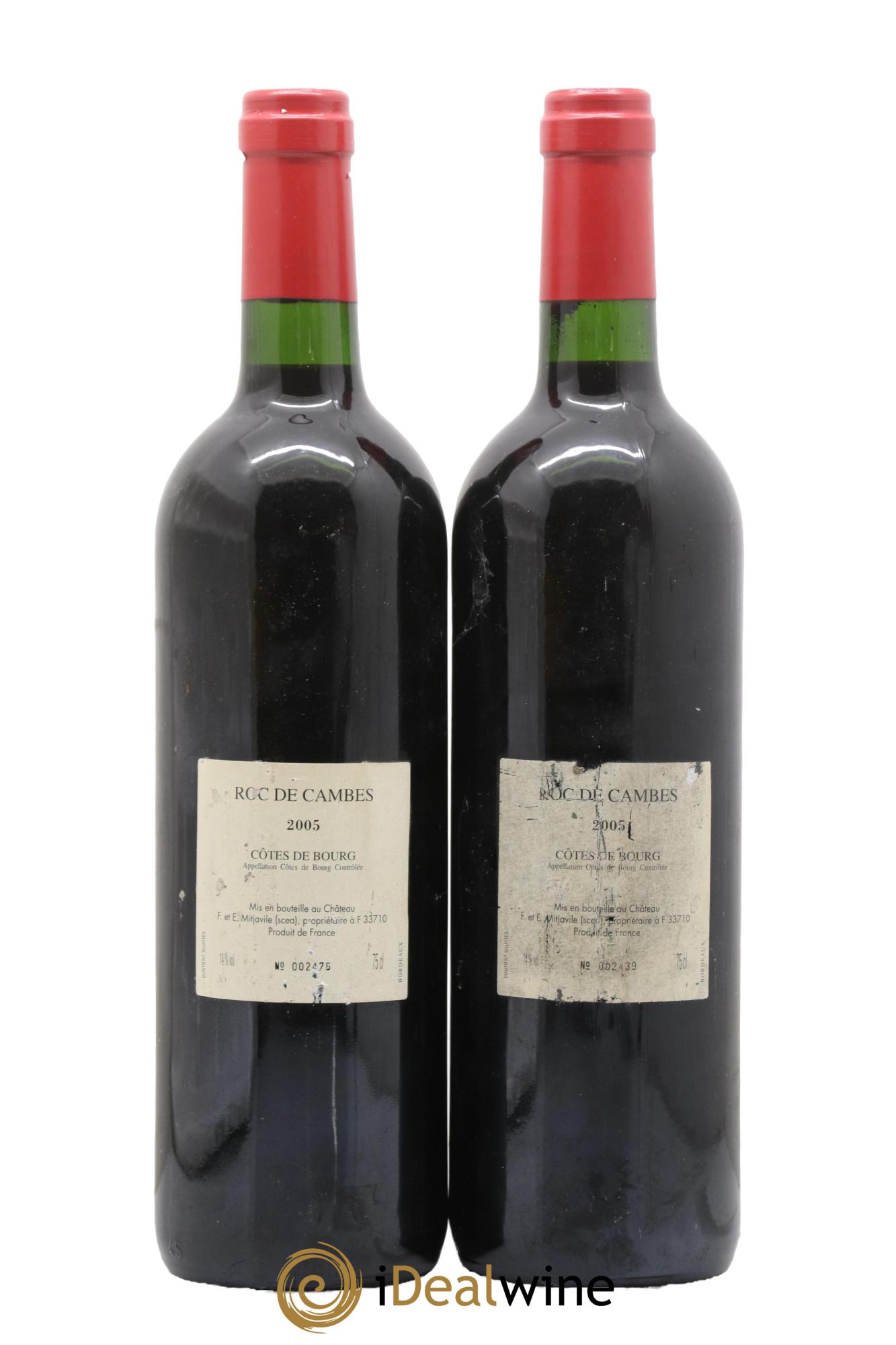 Roc de Cambes 2005 - Posten von 2 Flaschen - 1