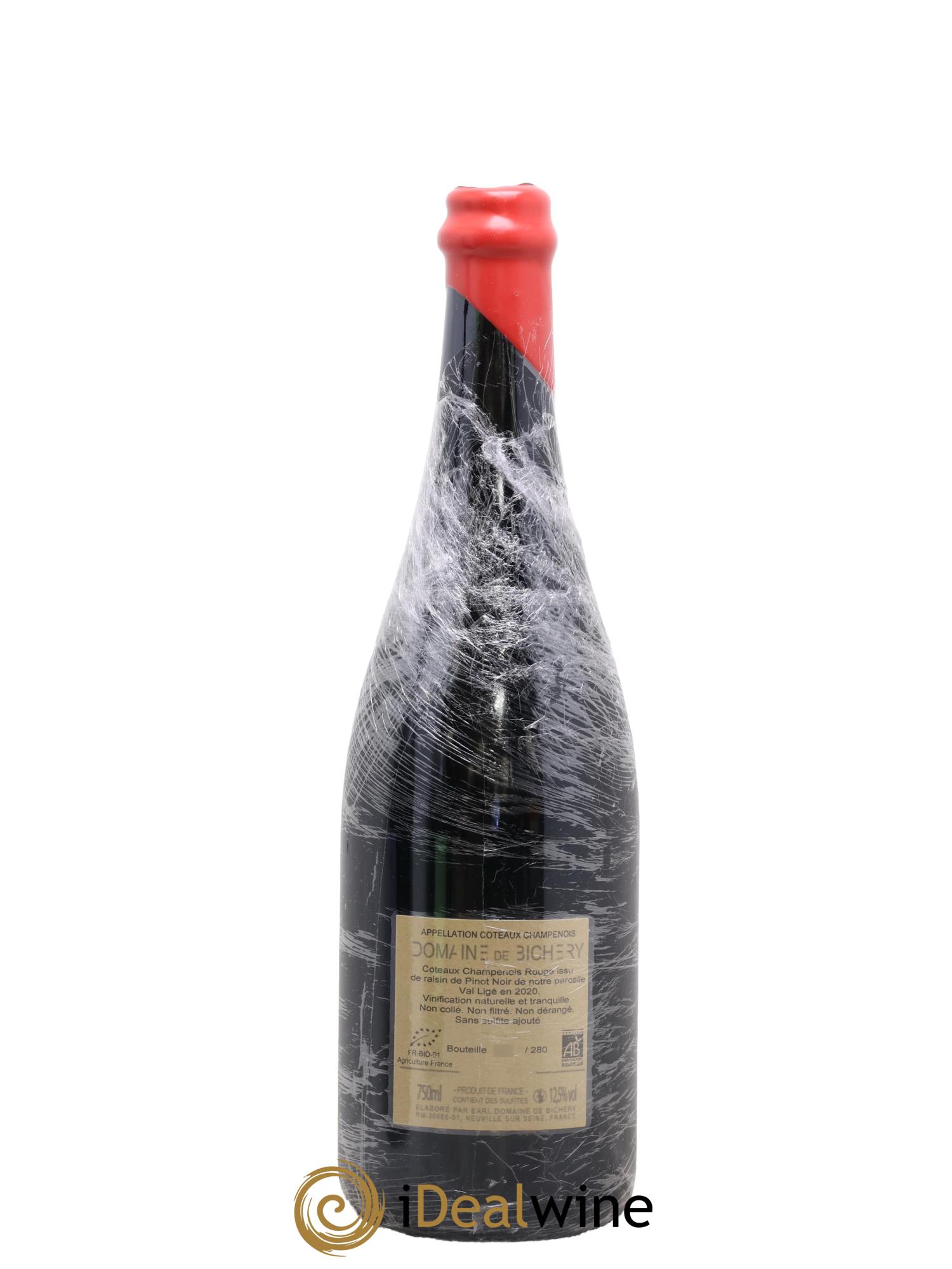 En Val lizé De Bichery Pinot Noir Domaine de Bichery 2020 - Lot de 1 bouteille - 1
