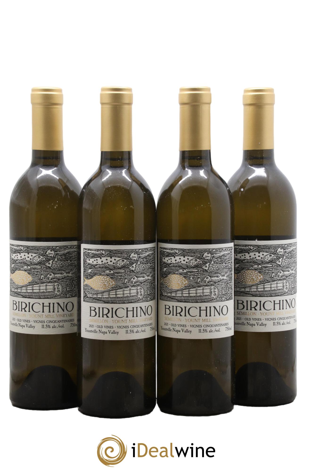 USA Yountville Napa Valley Sémilion Birichino 2021 - Lot de 4 bouteilles - 0