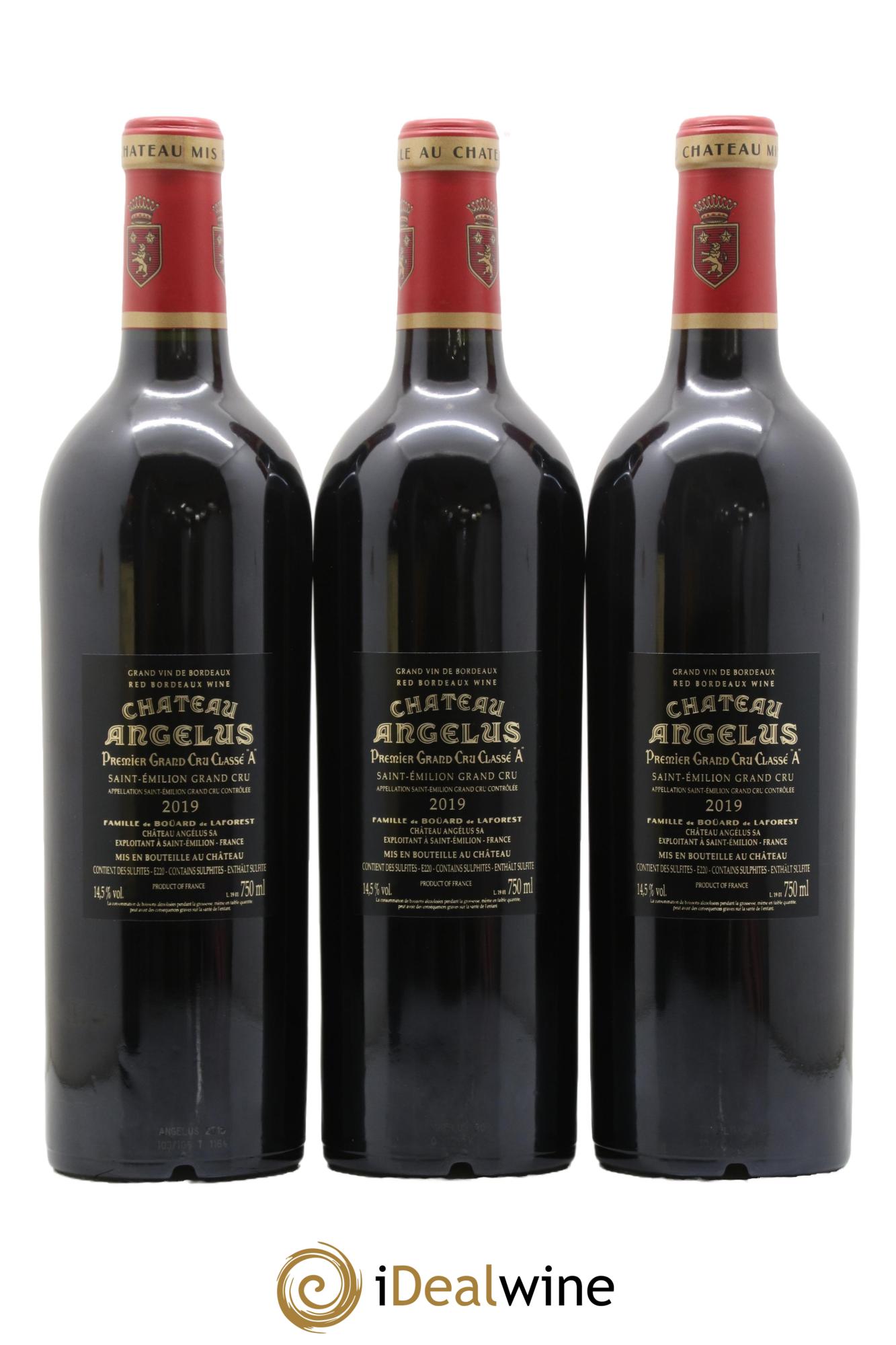 Château Angélus 1er Grand Cru Classé A 2019 - Lot of 6 bottles - 4