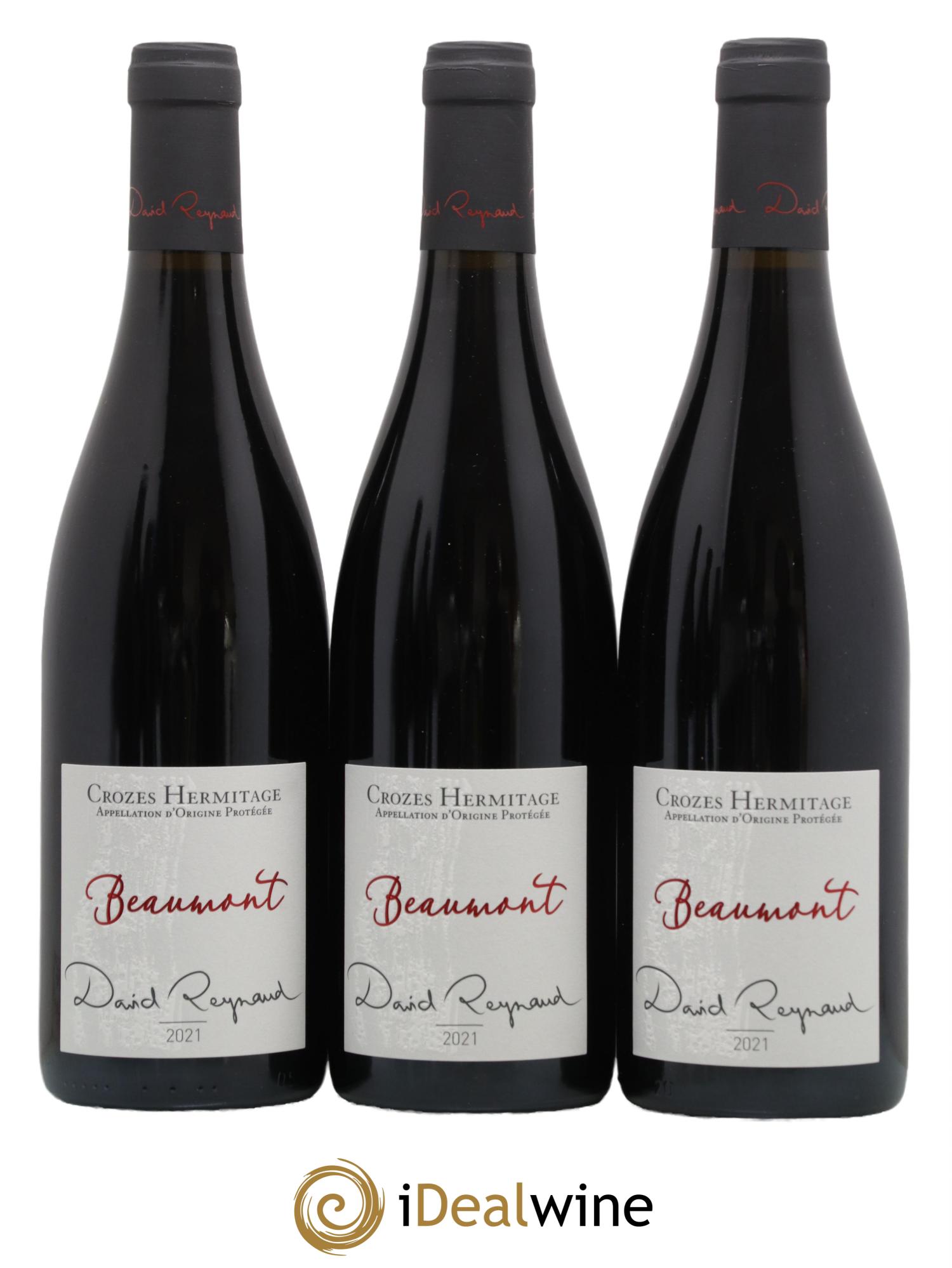 Crozes-Hermitage Beaumont David Reynaud 2021 - Lot de 6 bouteilles - 1