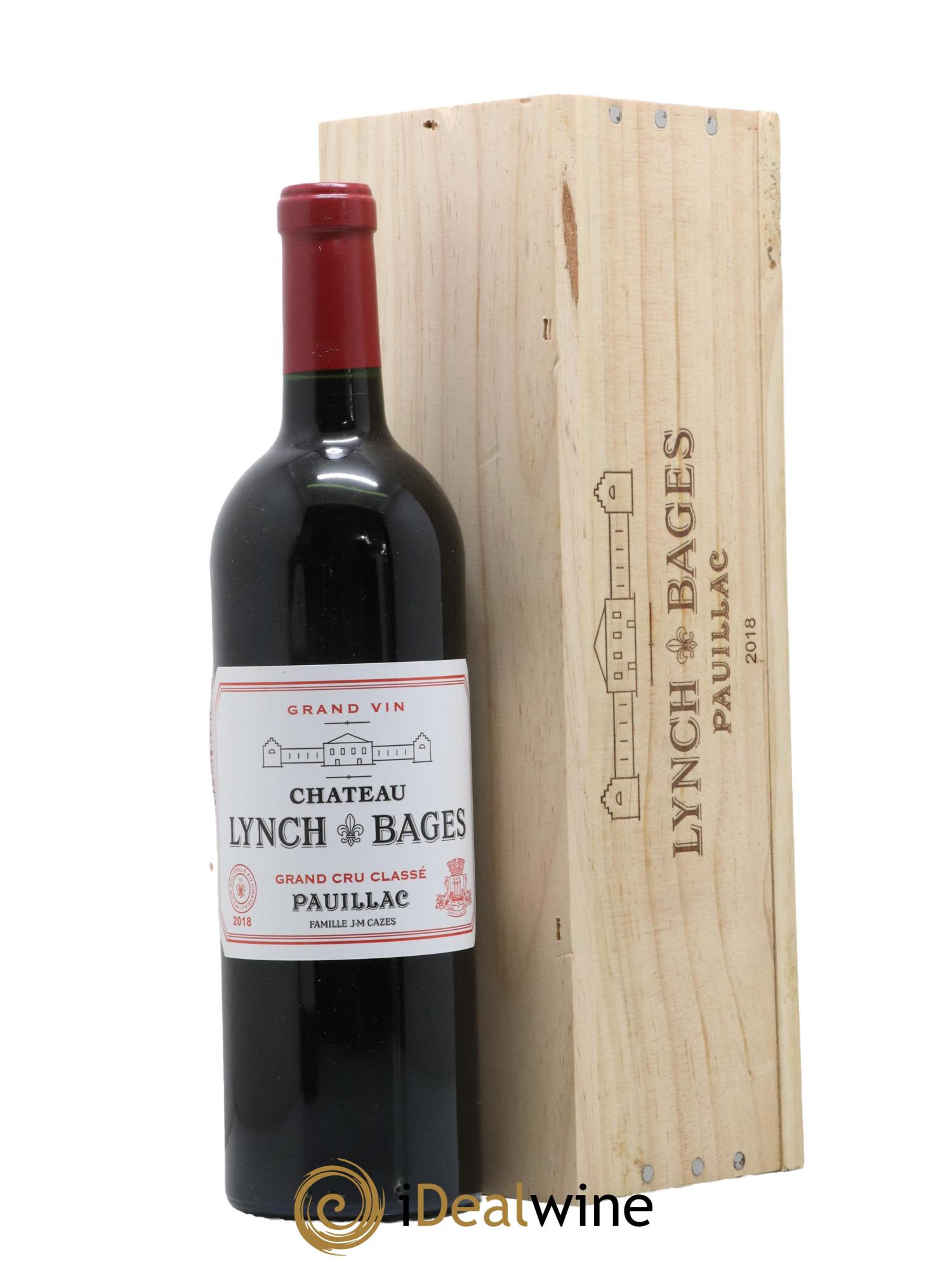 Château Lynch Bages 5ème Grand Cru Classé 2018 - Lot de 1 bouteille - 0