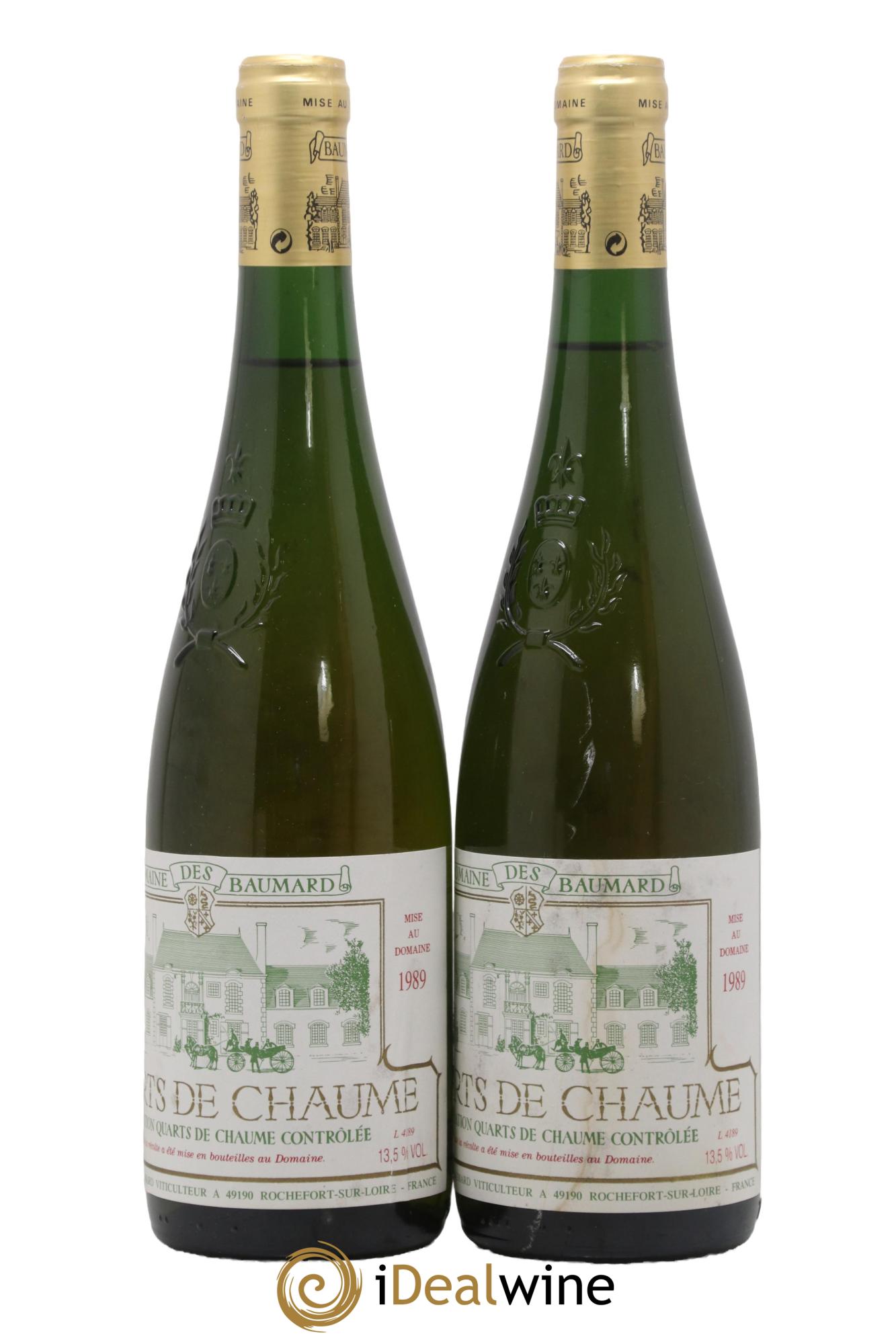 Quarts de Chaume Baumard (Domaine des) 1989 - Posten von 2 Flaschen - 1