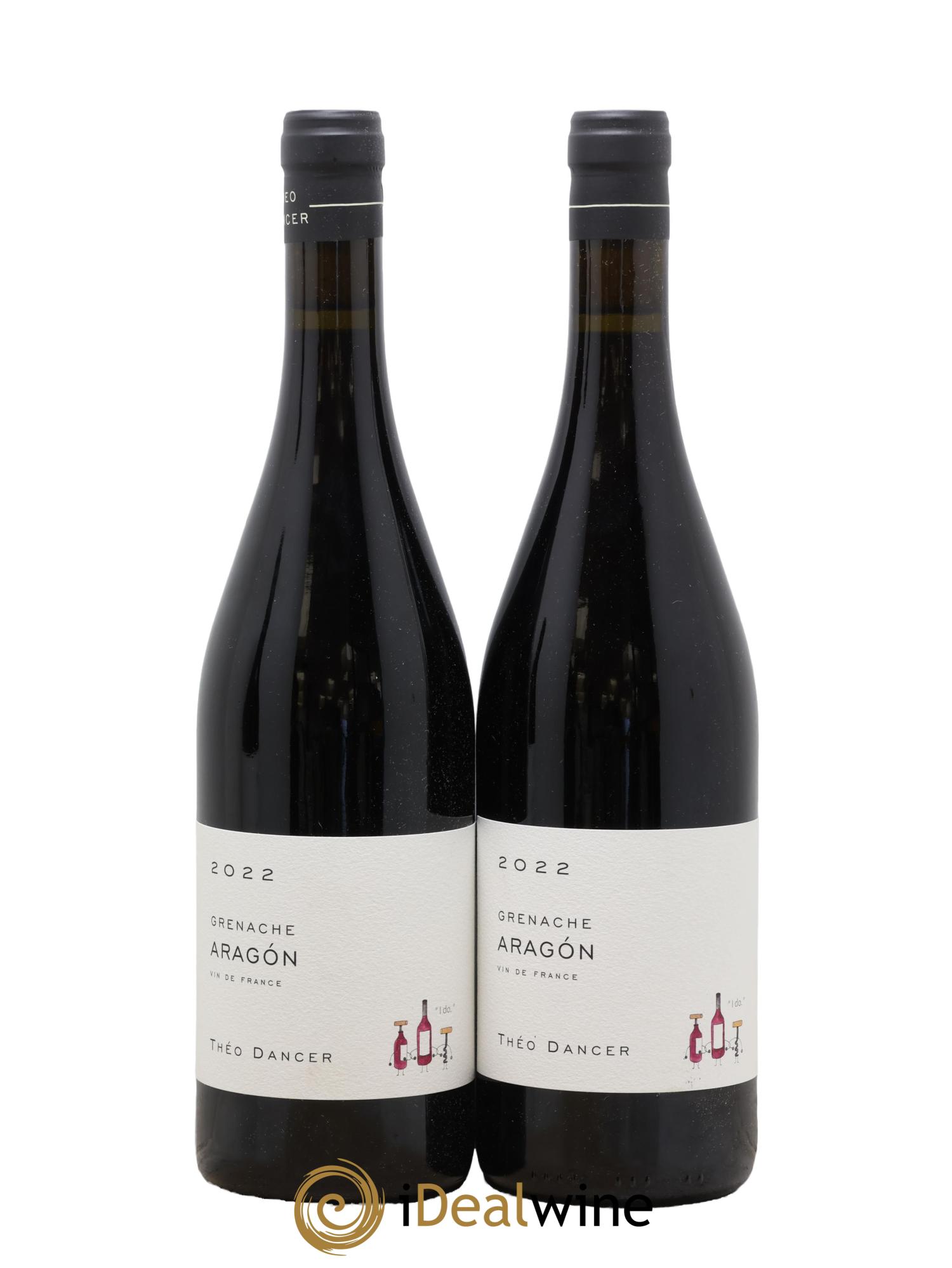 Vin de France Aragon Grenache Théo Dancer 2022 - Posten von 2 Flaschen - 0