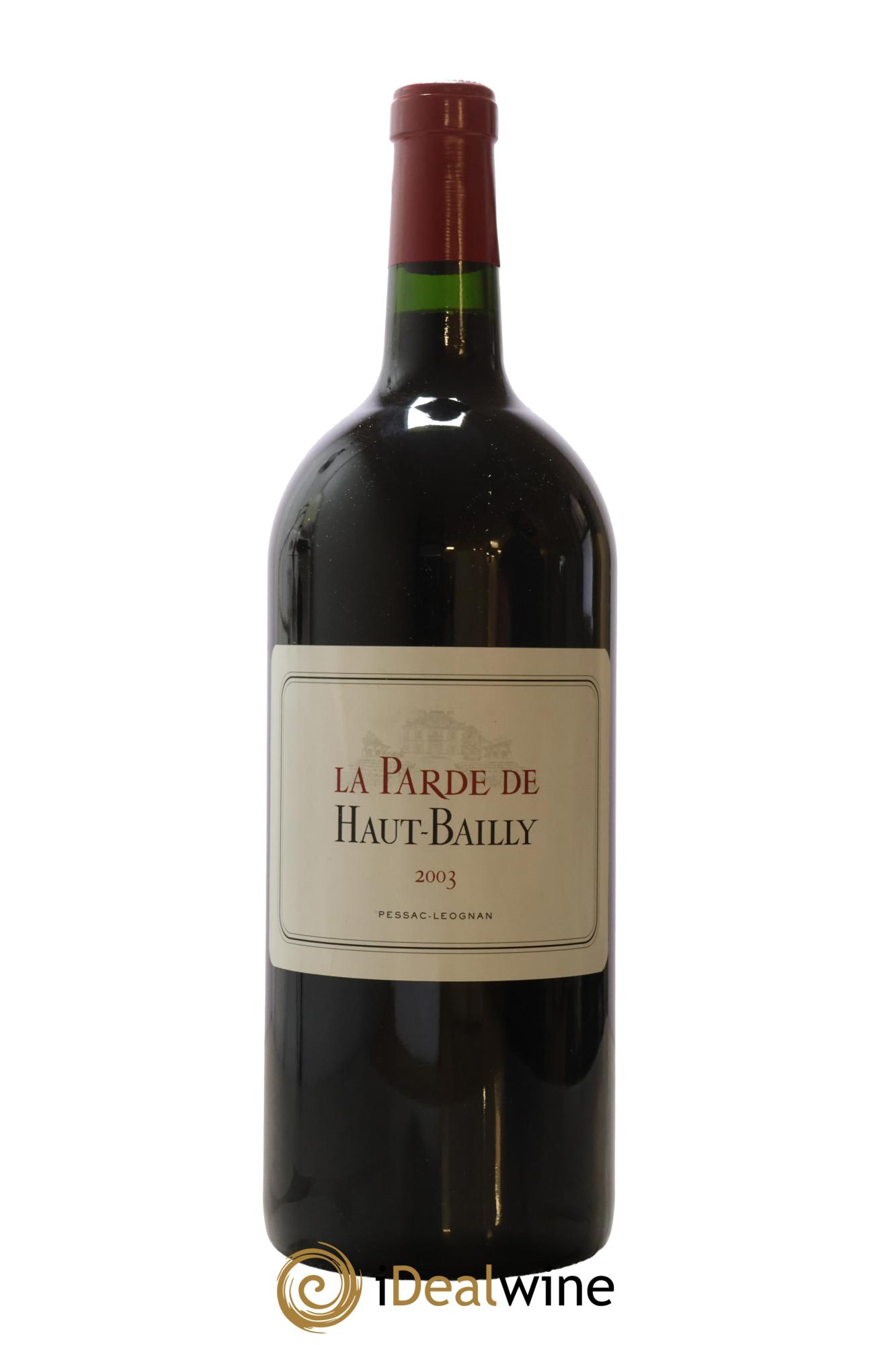 Haut Bailly II (Anciennement La Parde de Haut-Bailly) Second Vin 2003 - Lot de 1 double magnum - 0