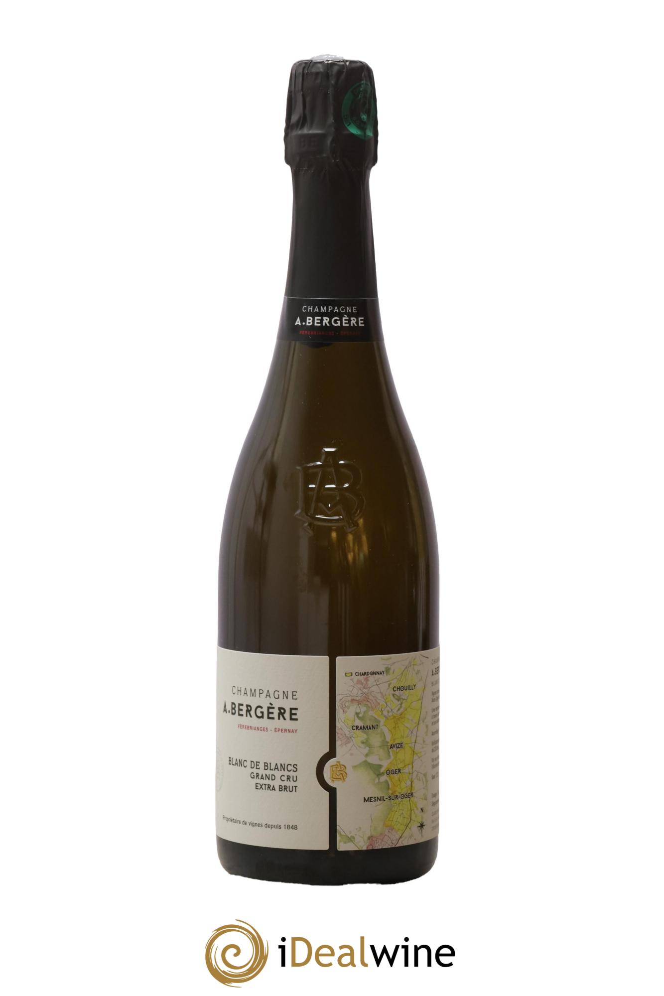Champagne Grand Cru Extra Brut Blanc de Blancs Maison A. Bergère - Lot of 1 bottle - 0