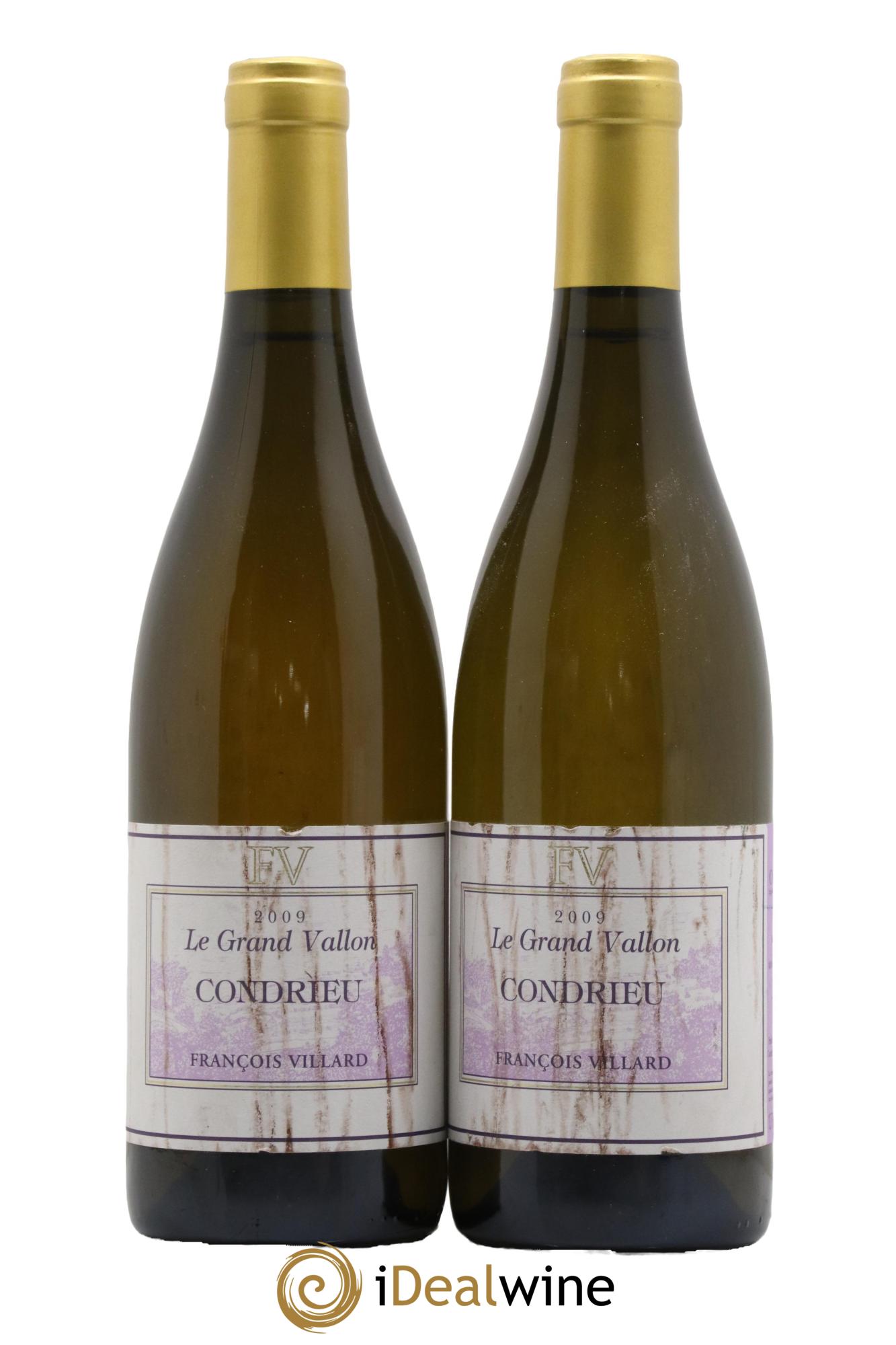Condrieu Le Grand Vallon François Villard 2009 - Lot de 2 bouteilles - 0
