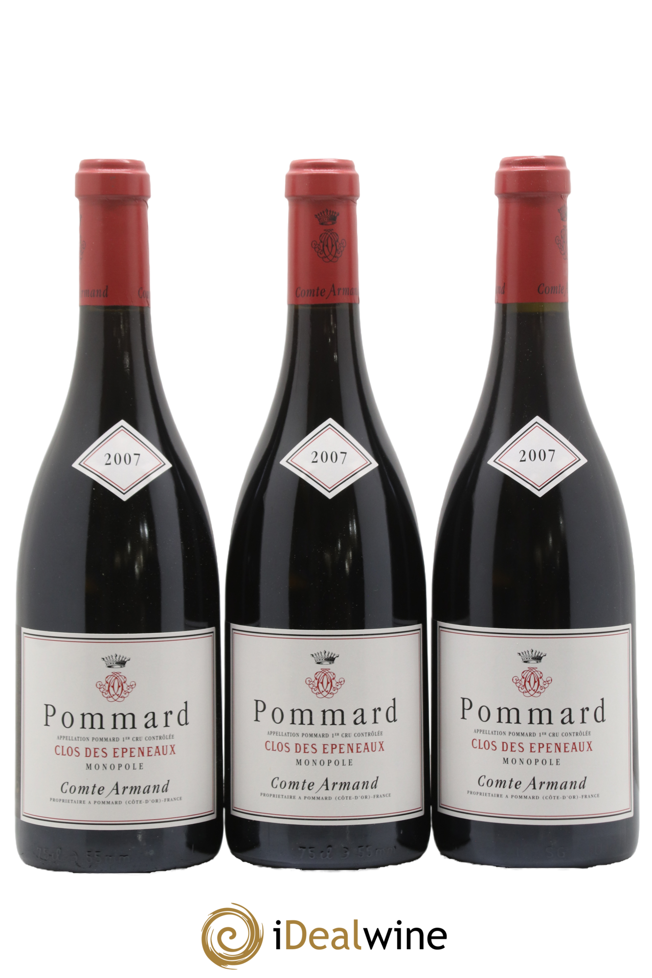 Pommard 1er Cru Clos des Epeneaux Comte Armand 2007 - Lot de 6 bouteilles - 2