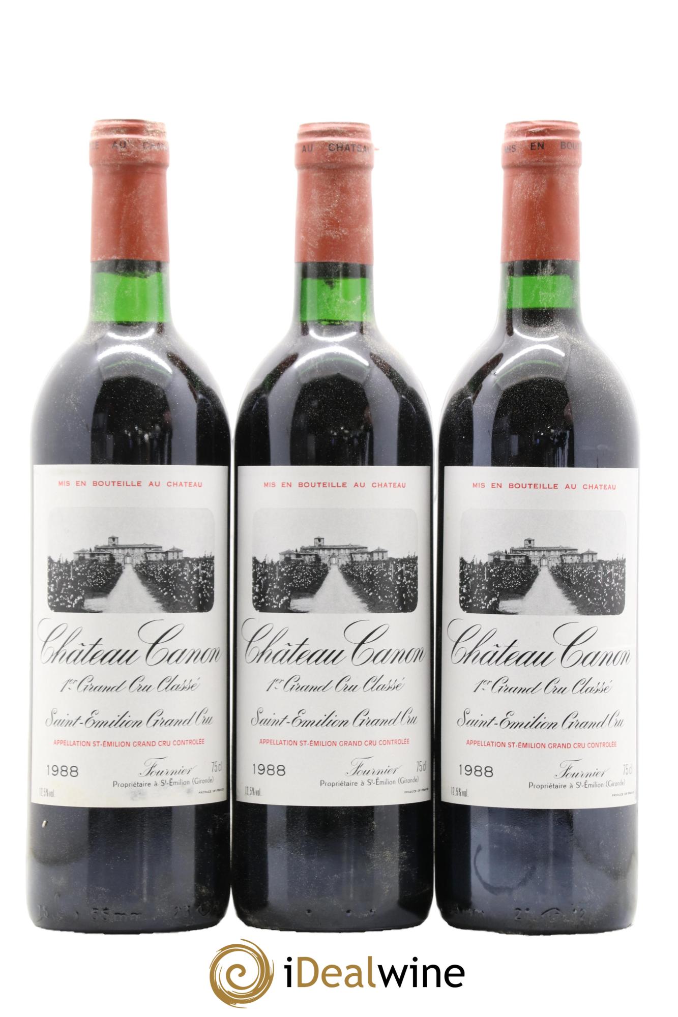 Château Canon 1er Grand Cru Classé B  1988 - Lot de 12 bouteilles - 4