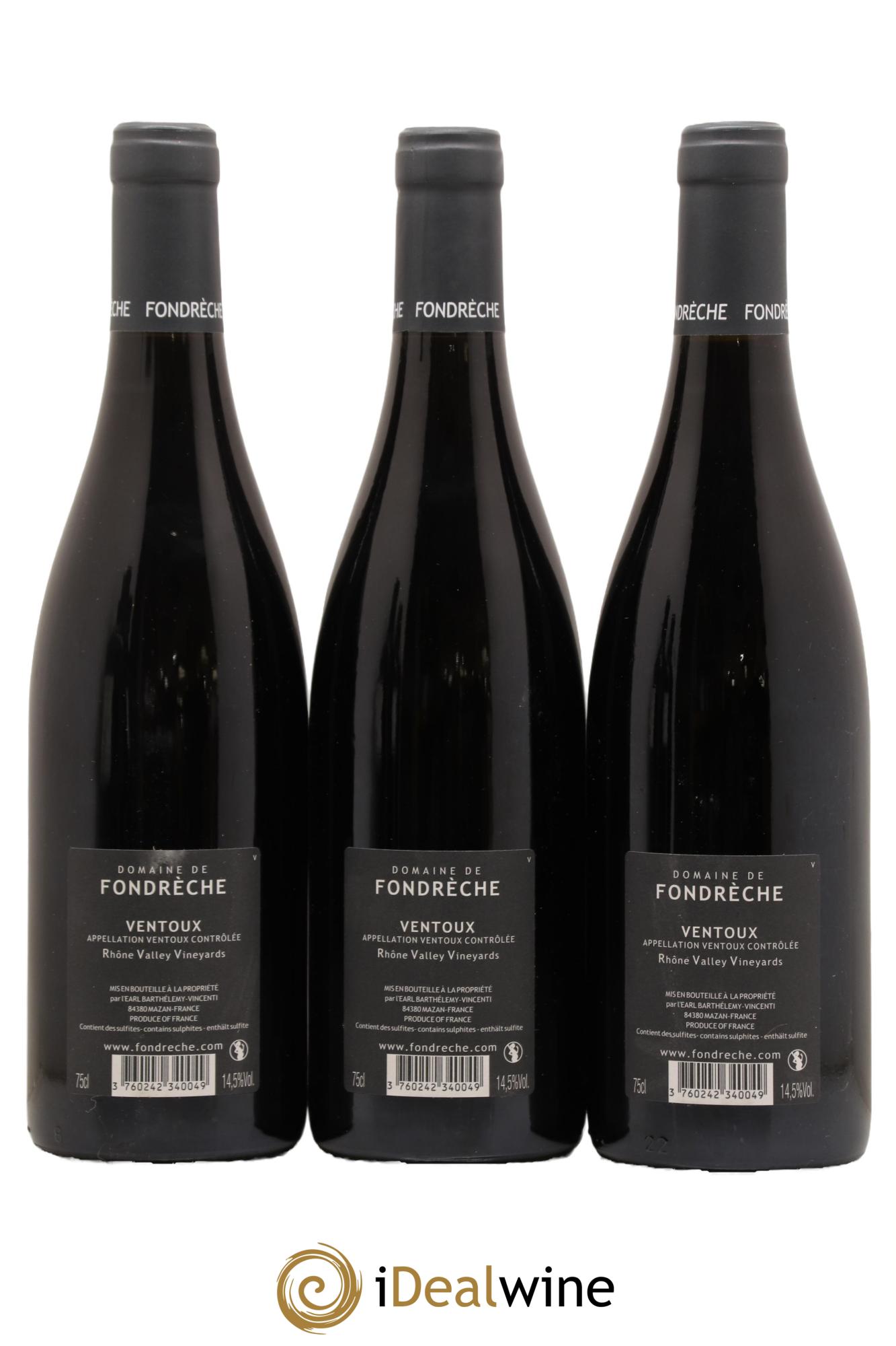 Ventoux Divergente Fondrèche 2020 - Lot de 3 bouteilles - 1