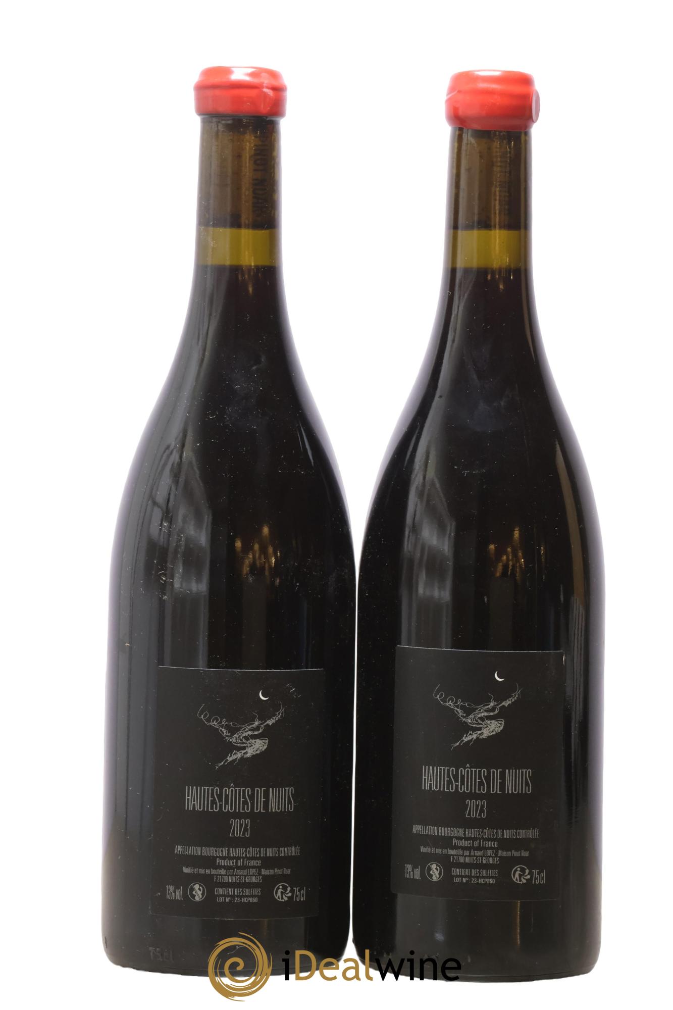 Hautes-Côtes de Nuits Pinot Noar Arnaud Lopez 2023 - Posten von 2 Flaschen - 1