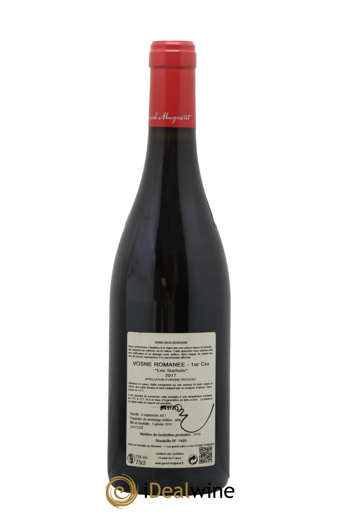 Vosne-Romanée 1er Cru Les Suchots Gérard Mugneret 2017 - Lotto di 1 bottiglia - 1