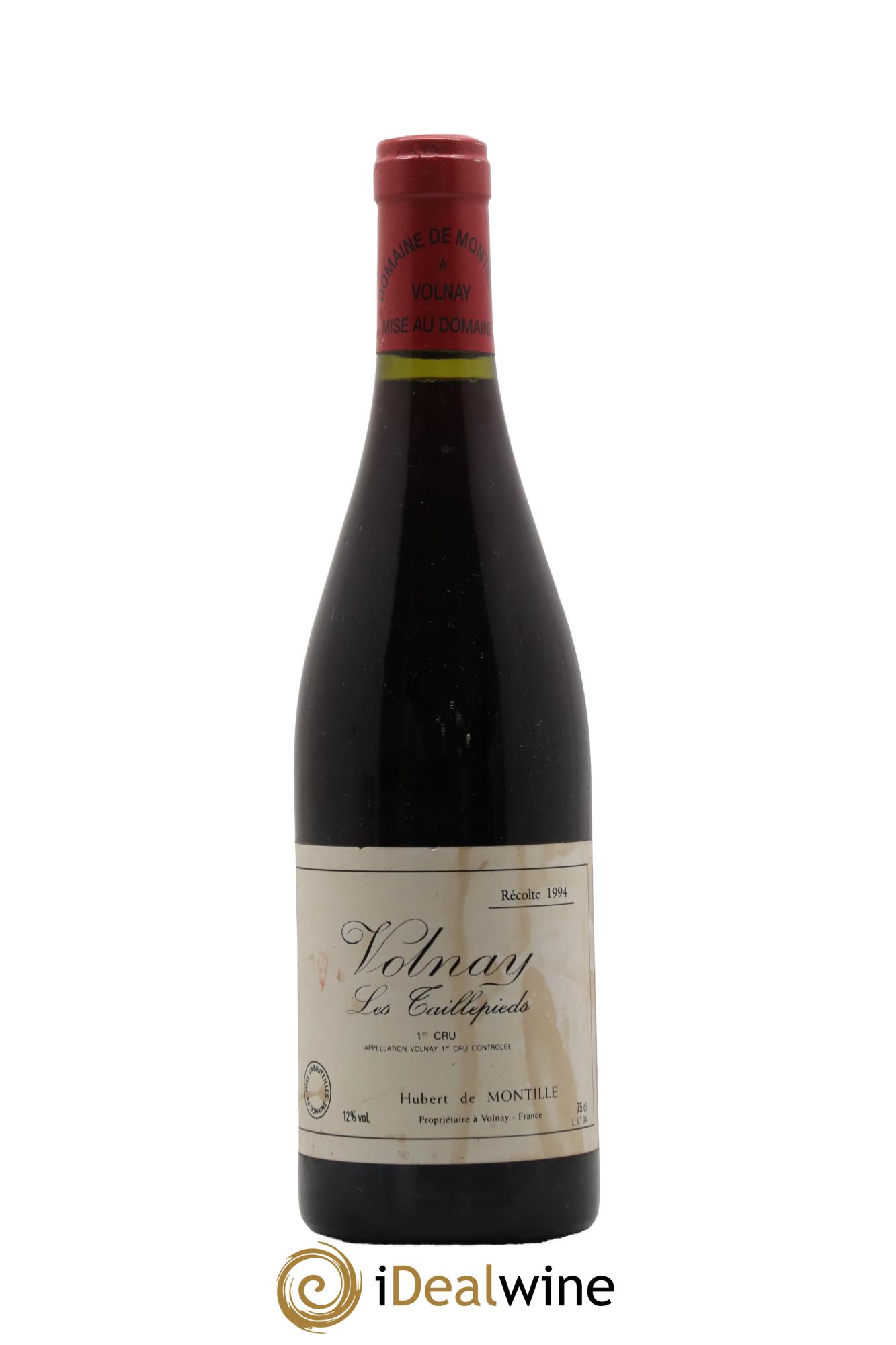 Volnay 1er Cru Les Taillepieds De Montille (Domaine) 1994 - Lot de 1 bouteille - 0