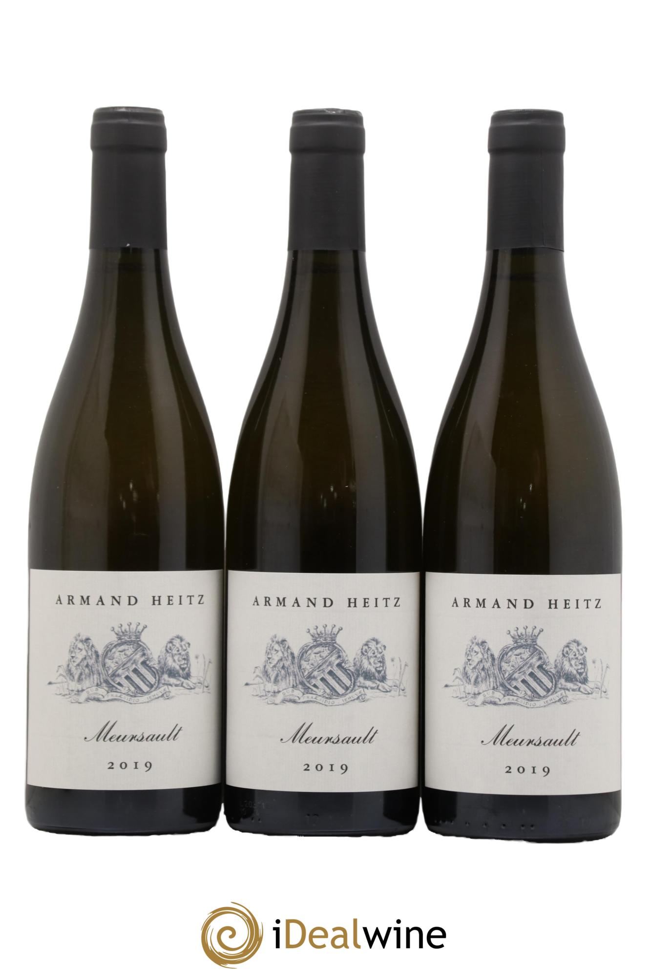 Meursault Domaine Armand Heitz 2019 - Lot de 3 bouteilles - 0
