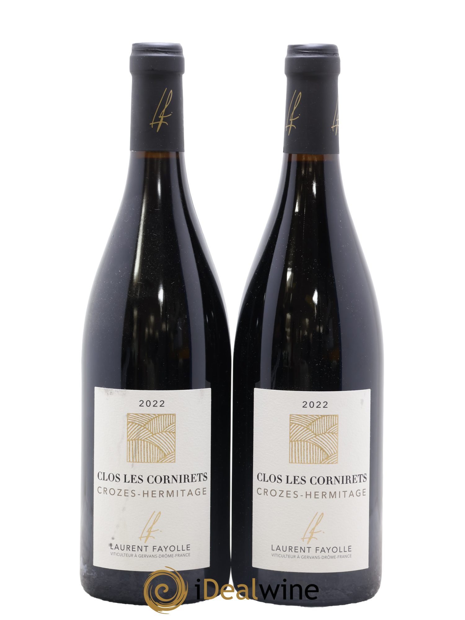 Crozes-Hermitage Clos des Cornirets Laurent Fayolle 2022 - Lot de 2 bouteilles - 0