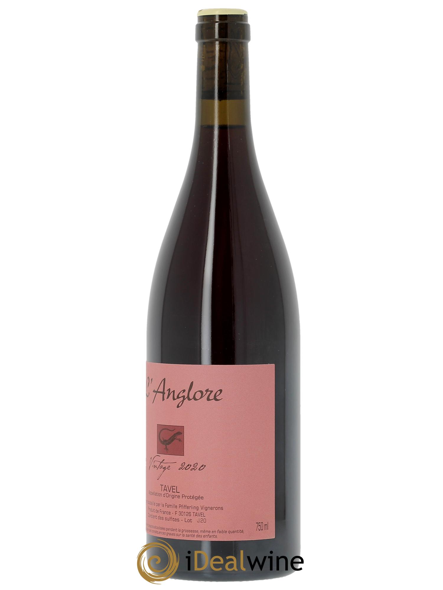 Tavel Vintage L'Anglore 2020 - Lot de 1 bouteille - 1