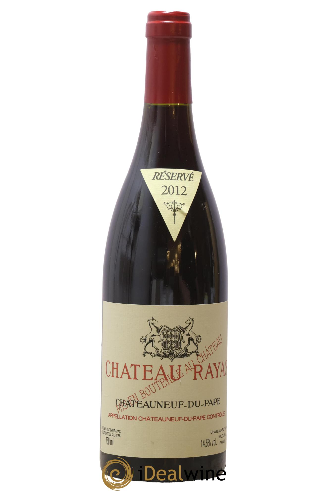 Châteauneuf-du-Pape Château Rayas Emmanuel Reynaud 2012 - Lot de 1 bouteille - 0