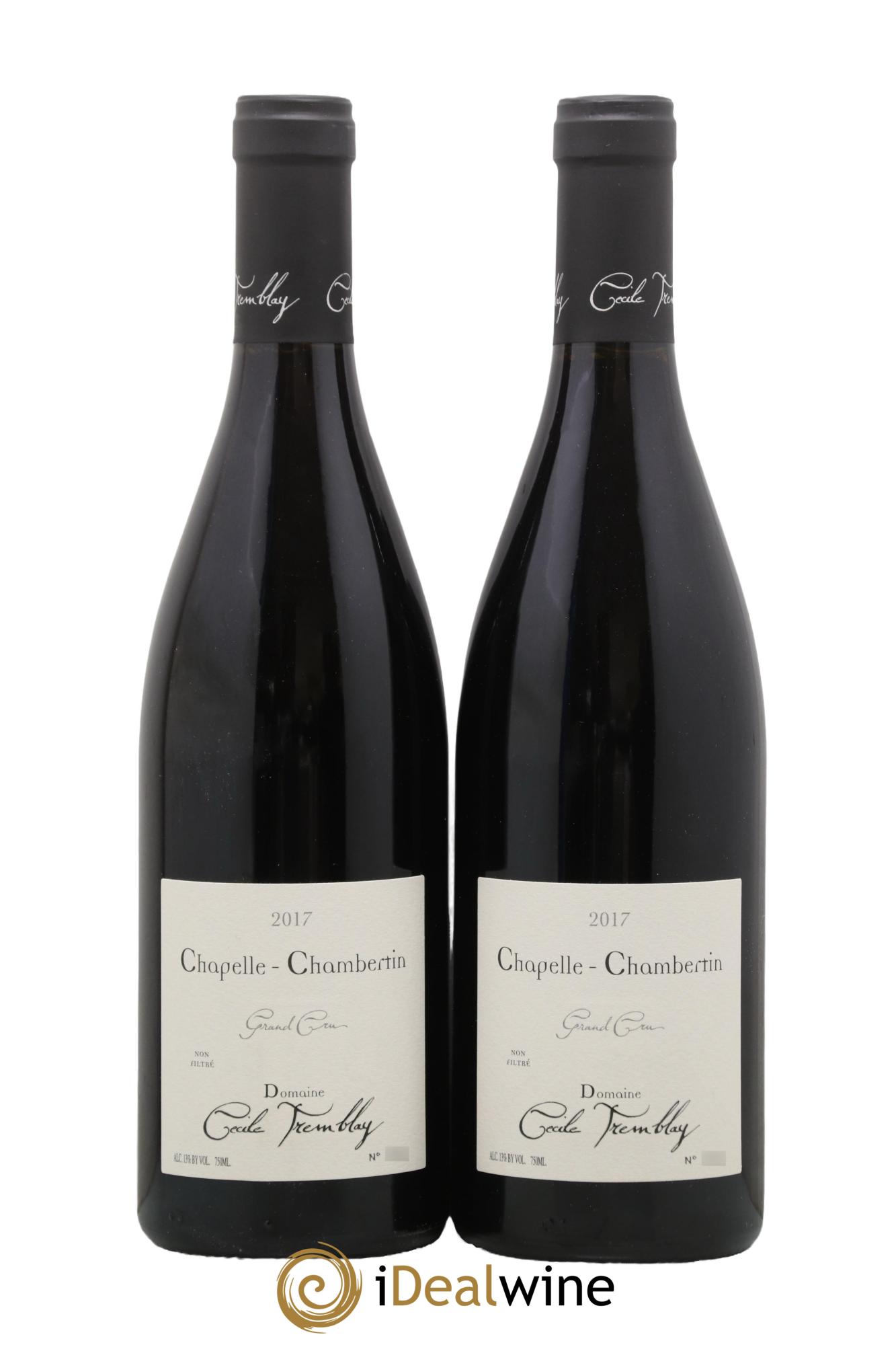 Chapelle-Chambertin Grand Cru Cécile Tremblay 2017 - Lotto di 2 bottiglie - 0