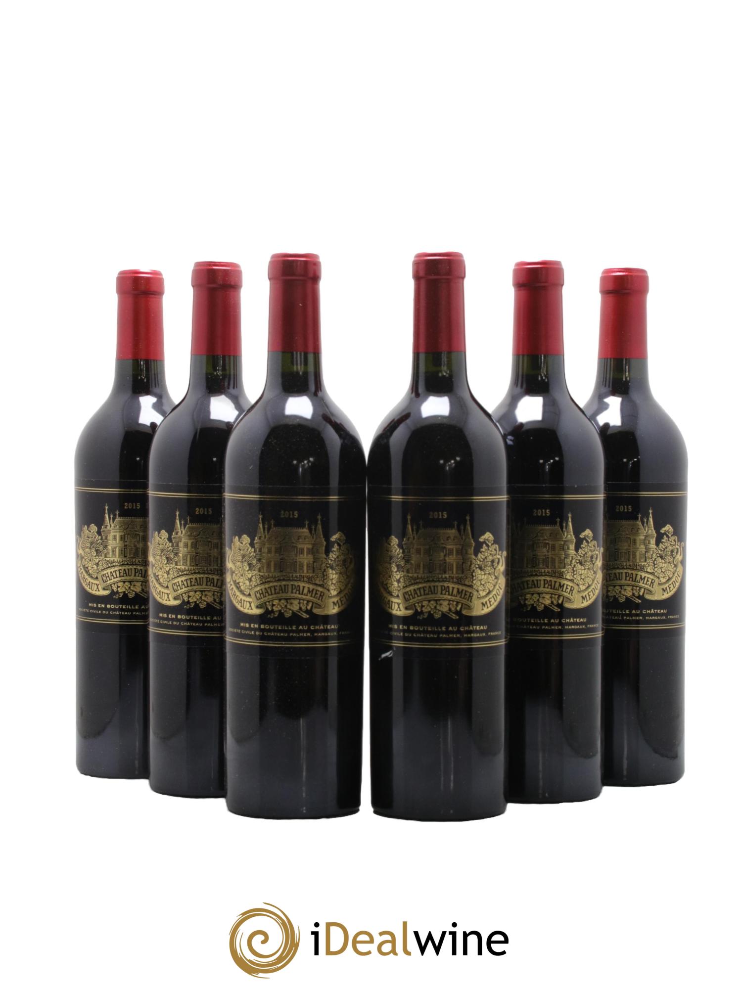 Château Palmer 3ème Grand Cru Classé 2015 - Lot de 6 bouteilles - 0