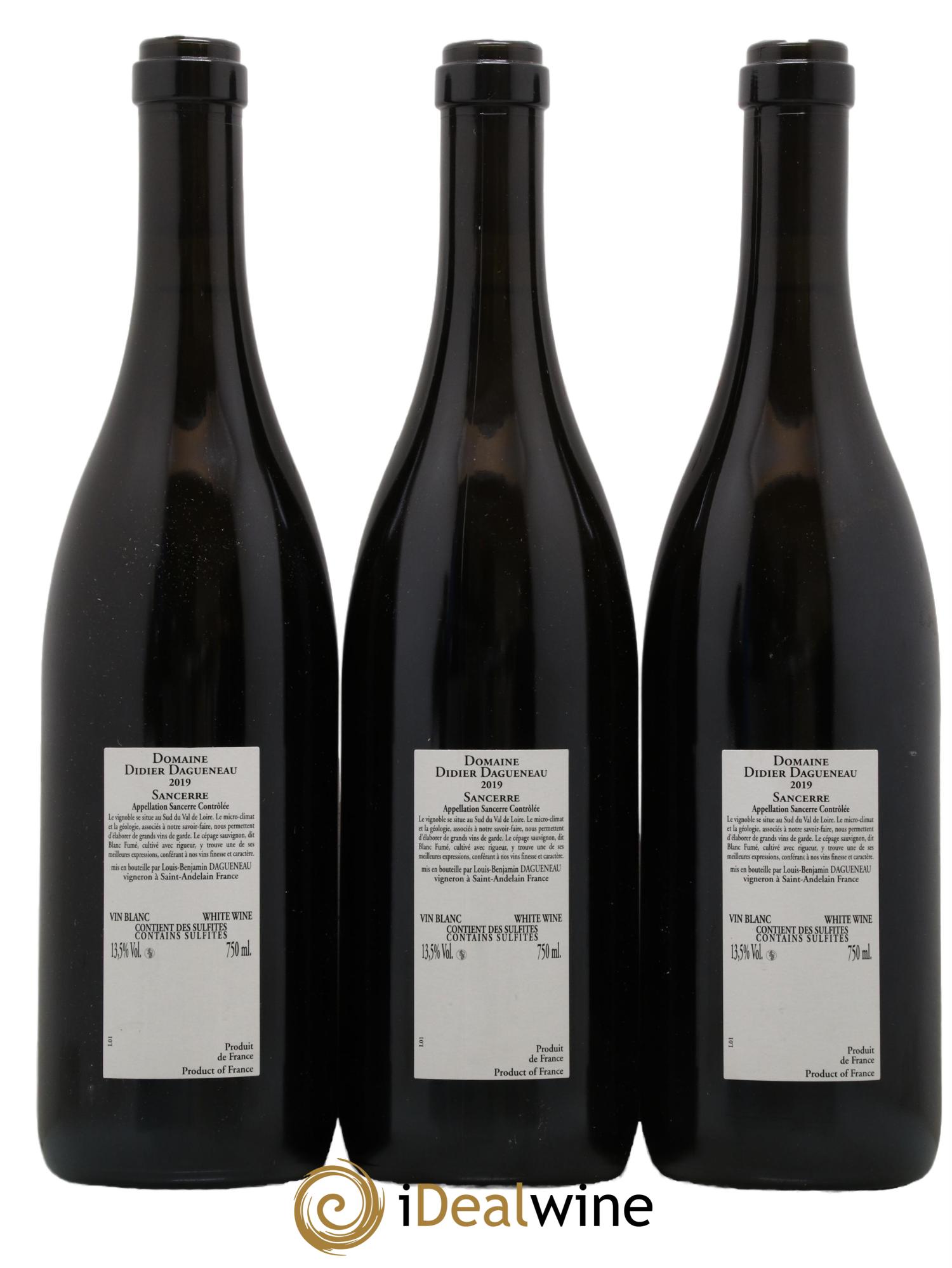 Sancerre En Chailloux Dagueneau 2019 - Lot de 3 bouteilles - 1