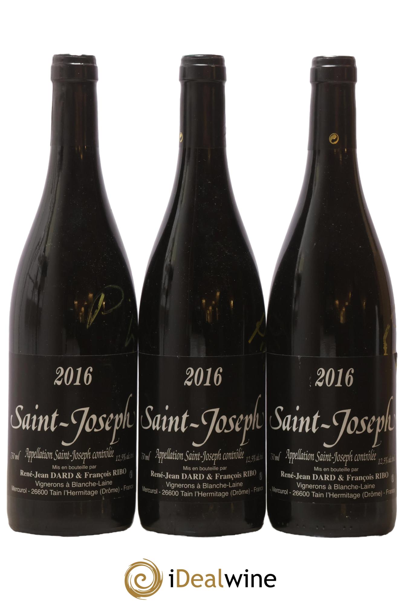 Saint-Joseph Pitrou Dard et Ribo (Domaine) 2016 - Lot of 3 bottles - 0
