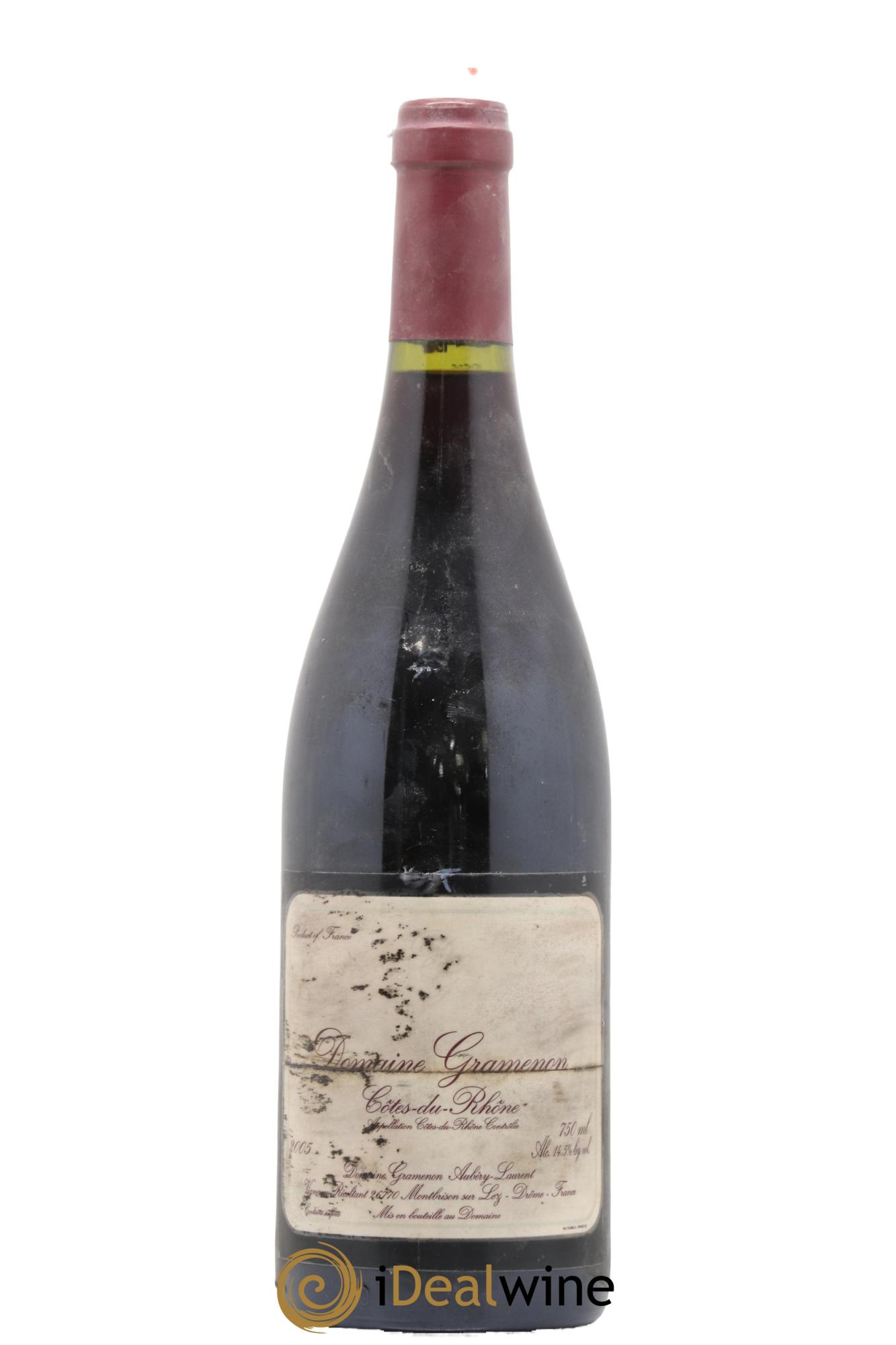 Côtes-du-Rhône La Mémé Ceps Centenaires Gramenon (Domaine) 2005 - Posten von 1 Flasche - 0