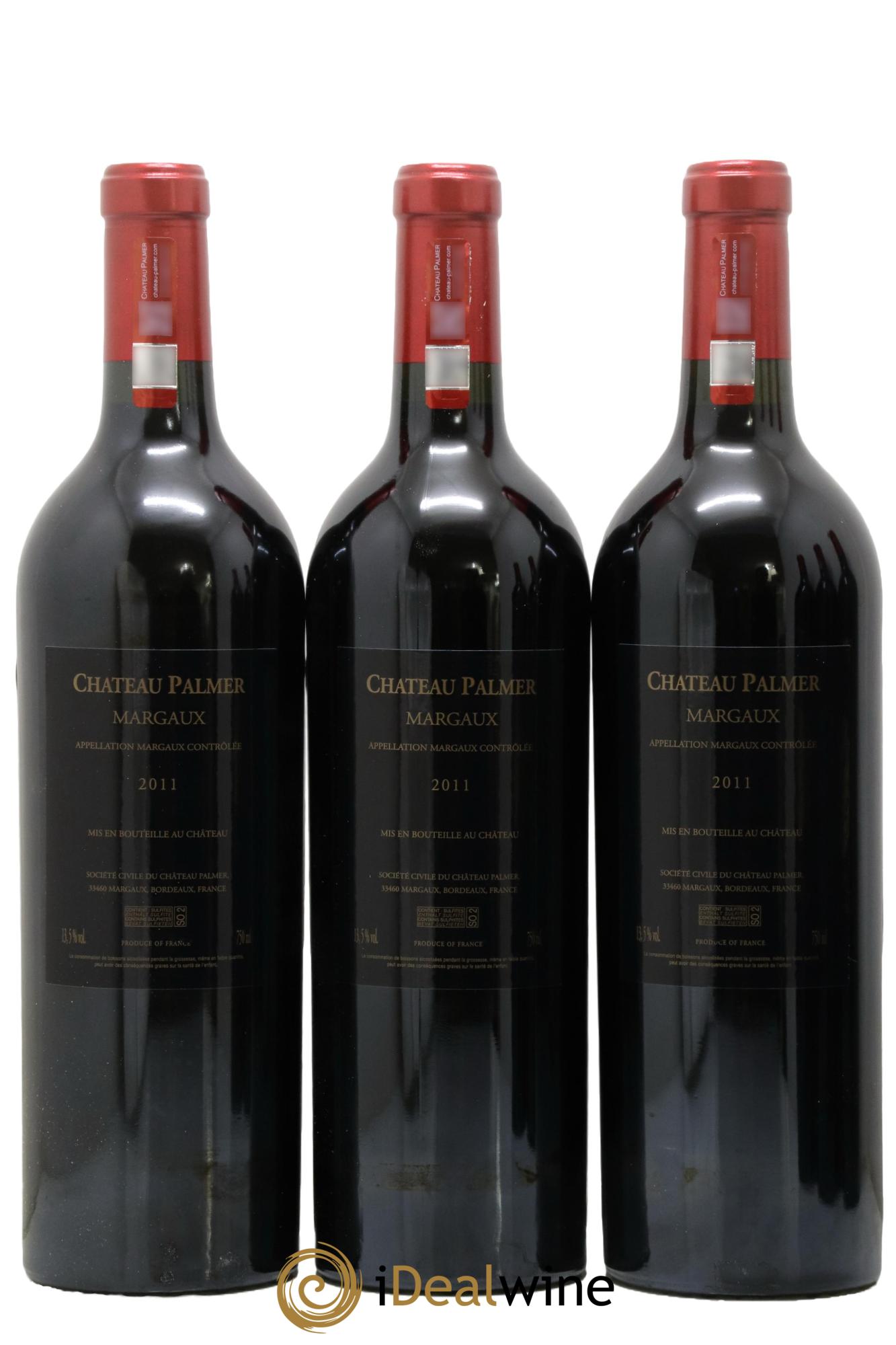 Château Palmer 3ème Grand Cru Classé 2011 - Lot de 6 bouteilles - 2