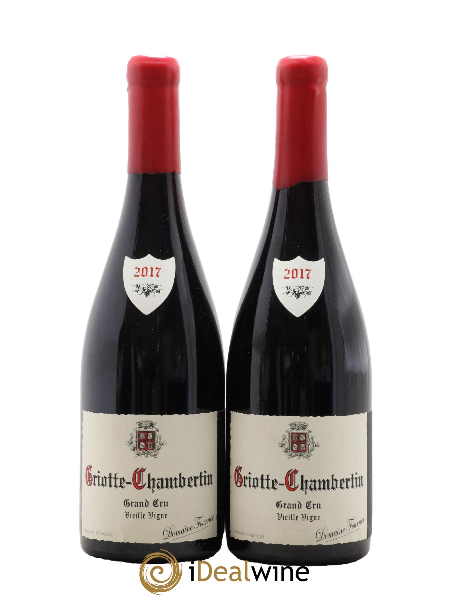 Griotte-Chambertin Grand Cru Vieille Vigne Fourrier (Domaine) 2017 - Lot de 2 bouteilles - 0
