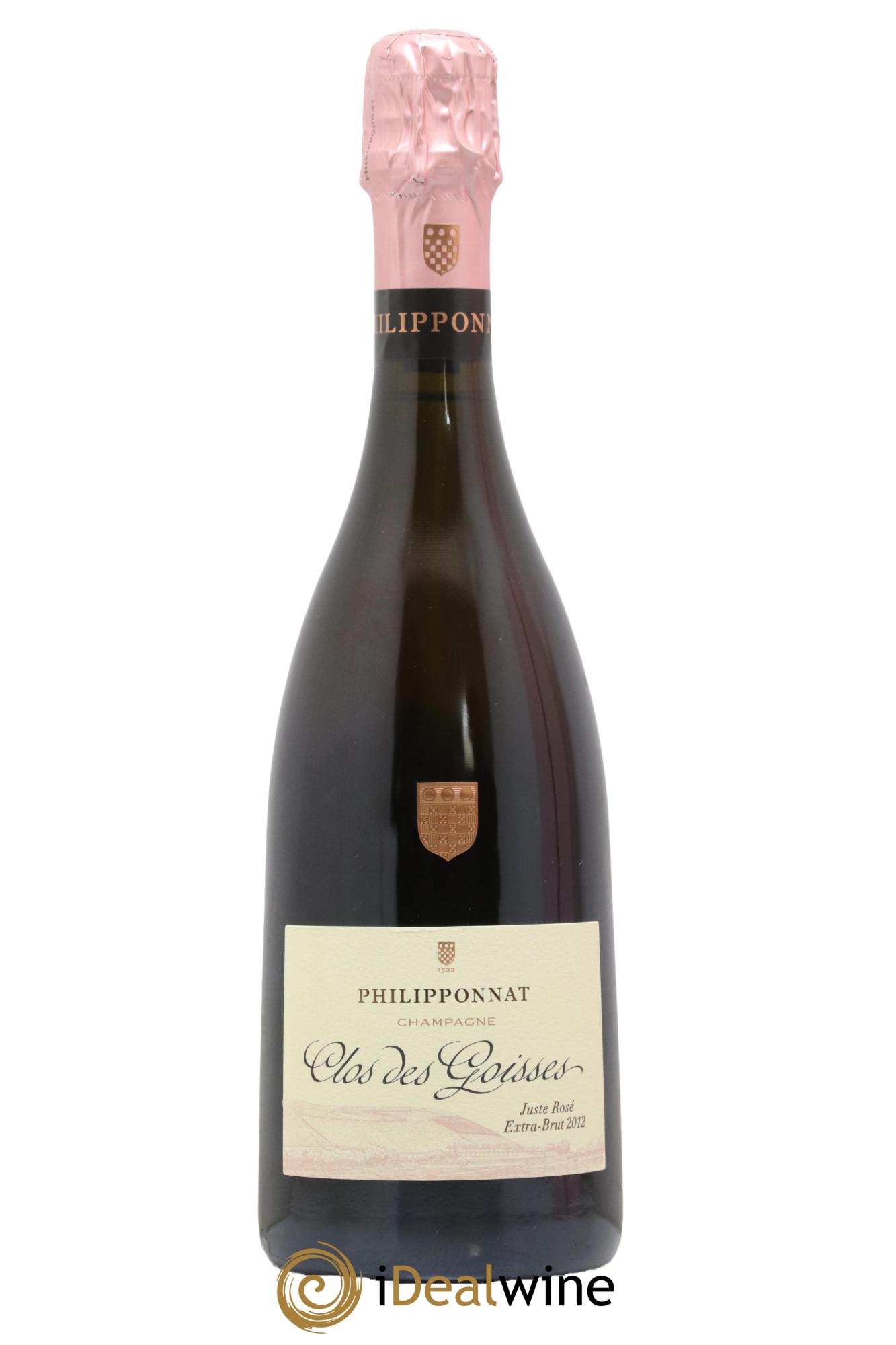 Clos des Goisses Juste Rosé Brut Philipponnat 2012 - Lotto di 1 bottiglia - 1