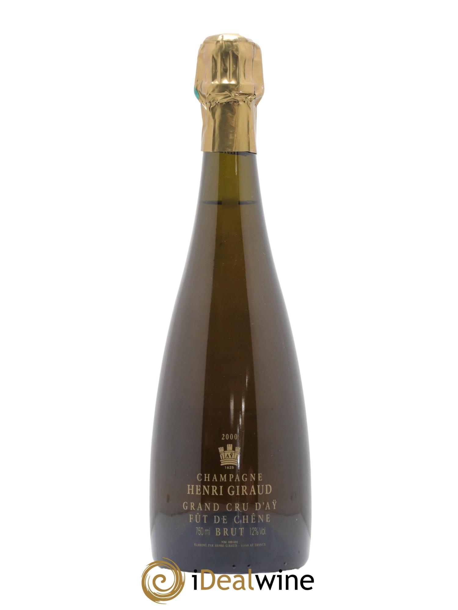 Fût de Chêne Henri Giraud 2000 - Lot de 1 bouteille - 0