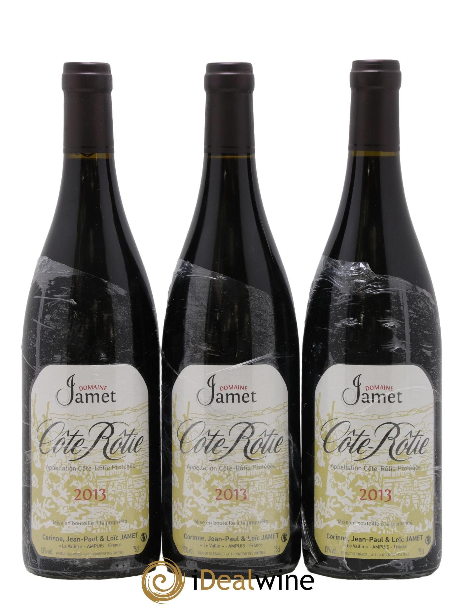 Côte-Rôtie Jamet (Domaine) 2013 - Lot de 3 bouteilles - 0